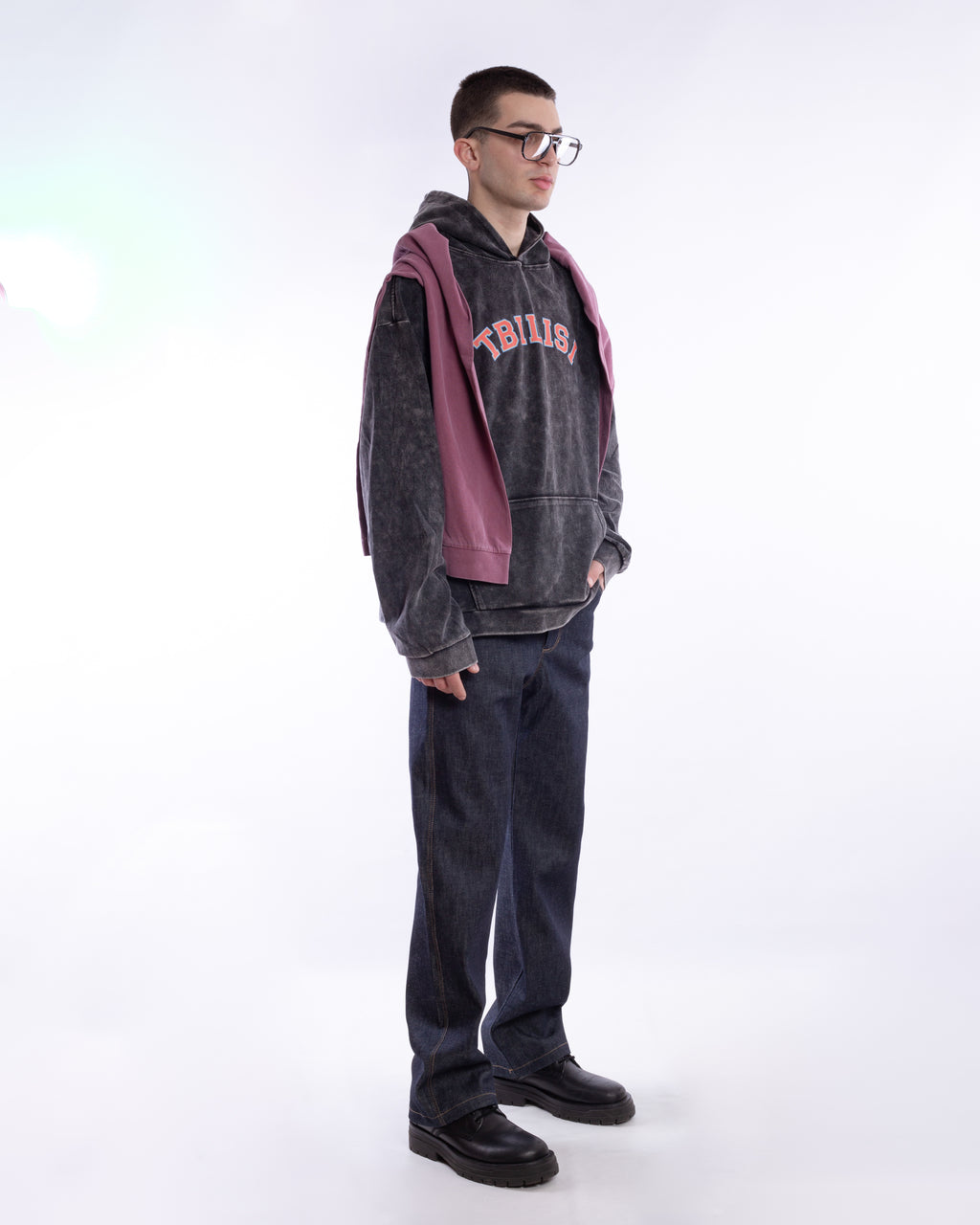 Dark Blue Denim Pants