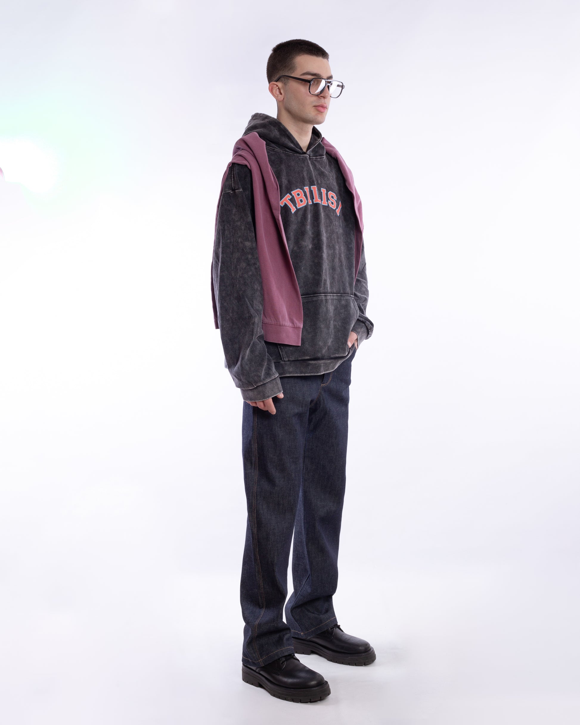 Dark Blue Denim Pants