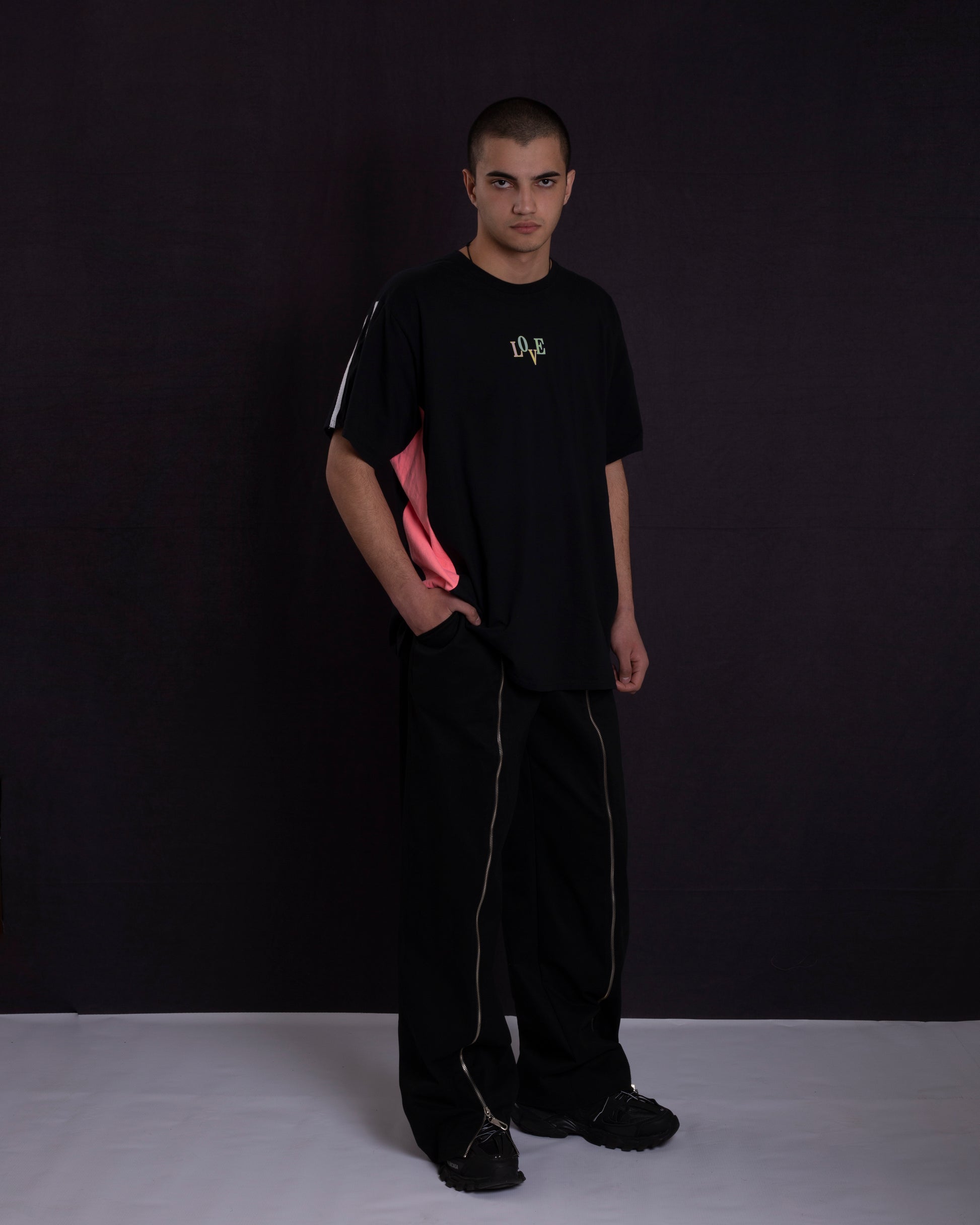 Doube Zip Cargo Pants M1