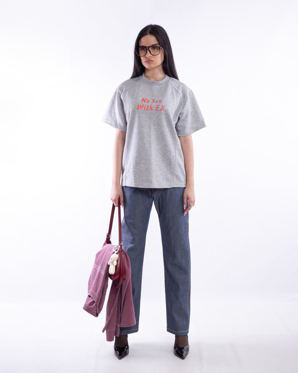 “No Sex With Ex” Gray T-Shirt
