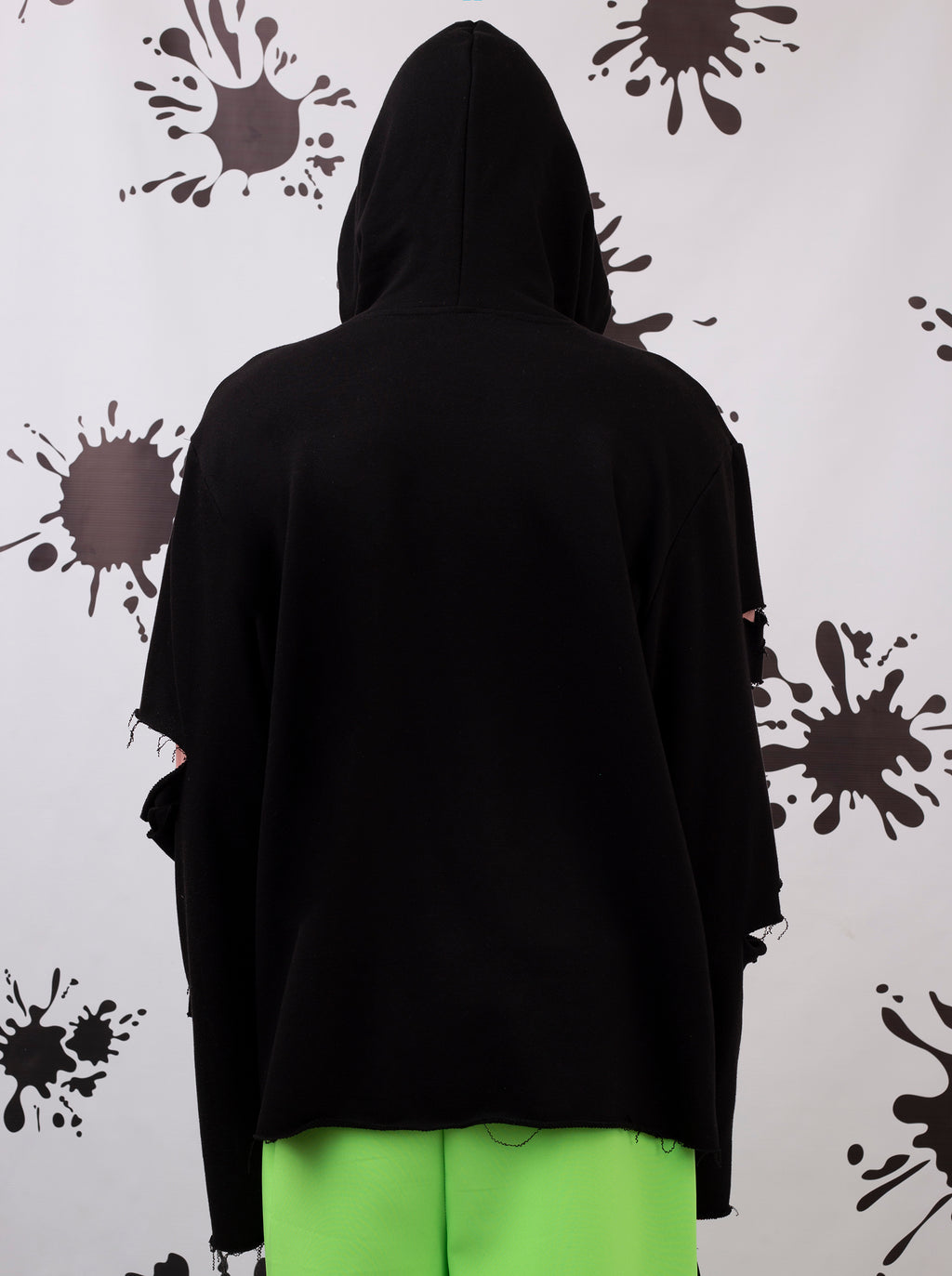 Black Hoodie With Cross/Fetishes