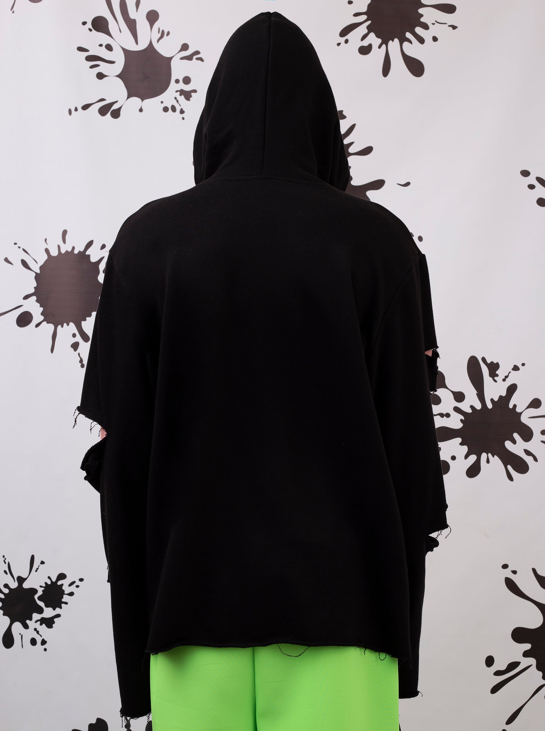 Black Hoodie With Cross/Fetishes