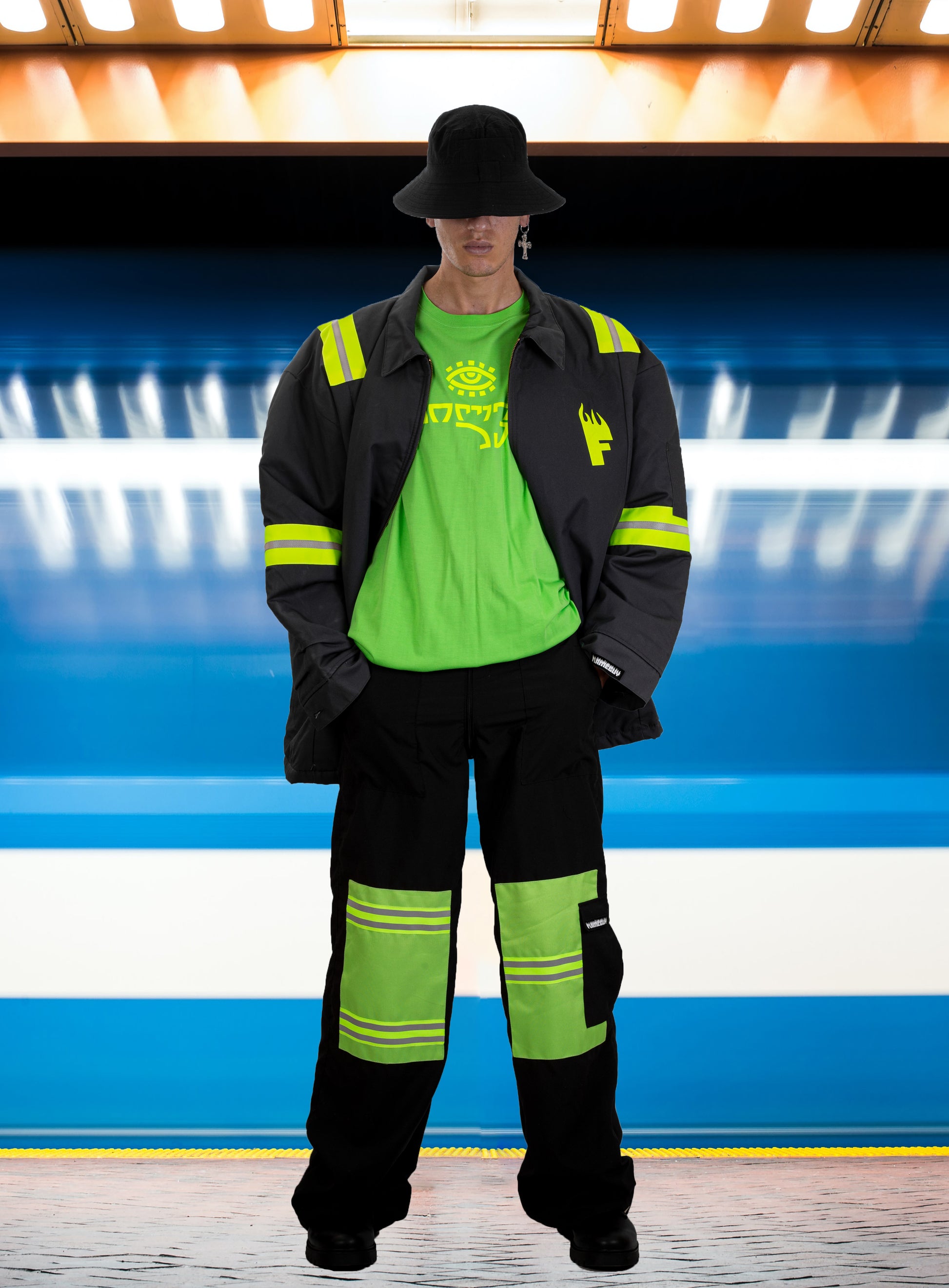 Oversize “F-Police” Jacket