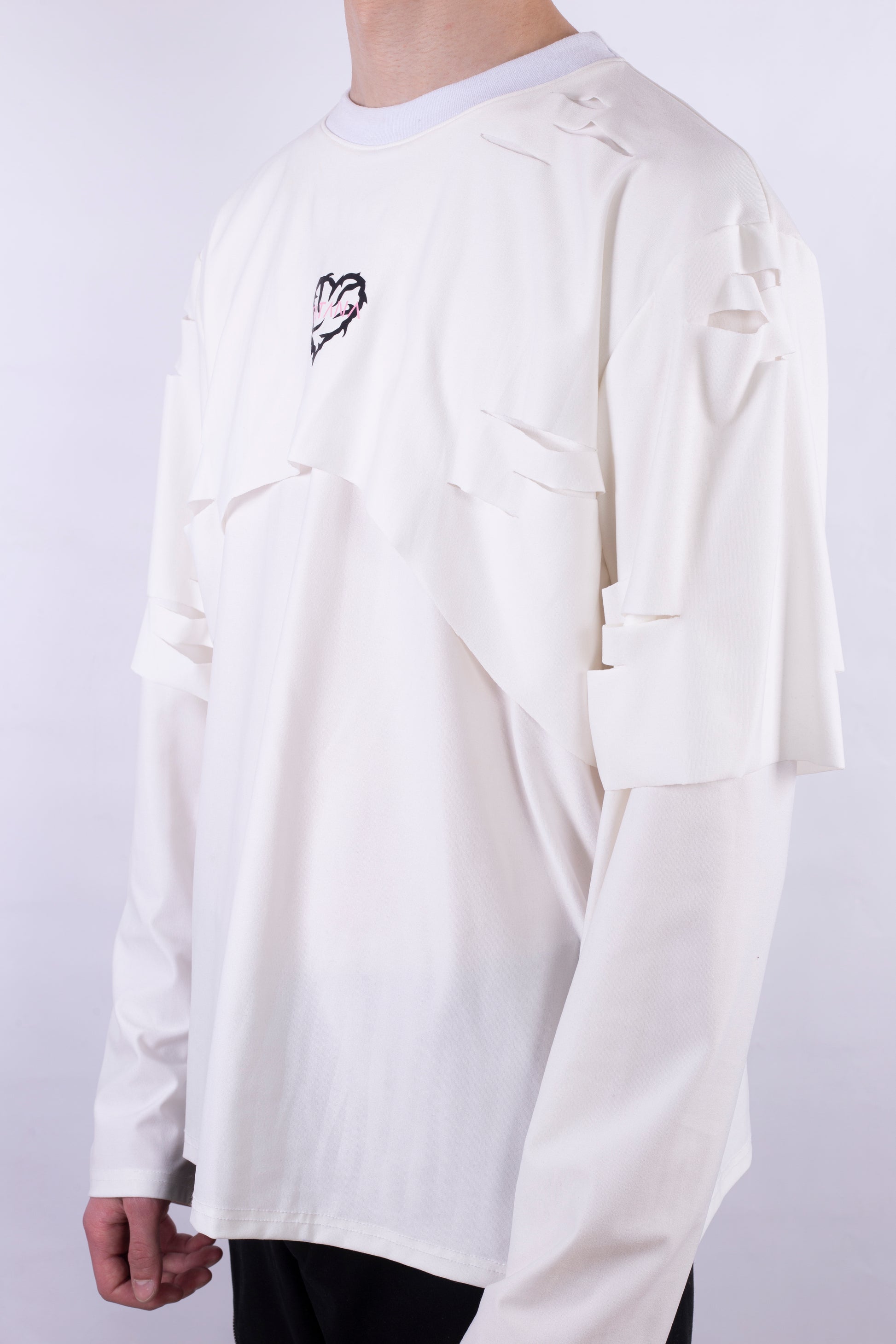Torn White T-Shirt