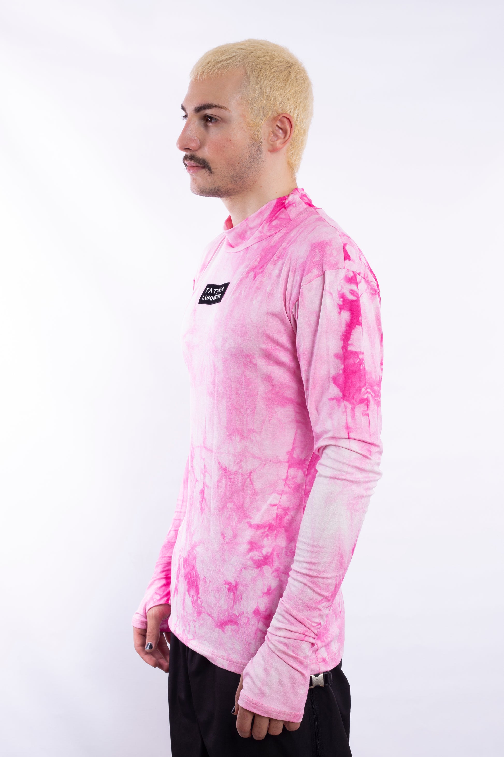 Pink Lava T-Shirt With Sleeves