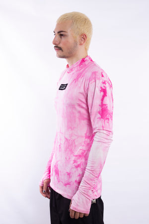 Pink Lava T-Shirt With Sleeves