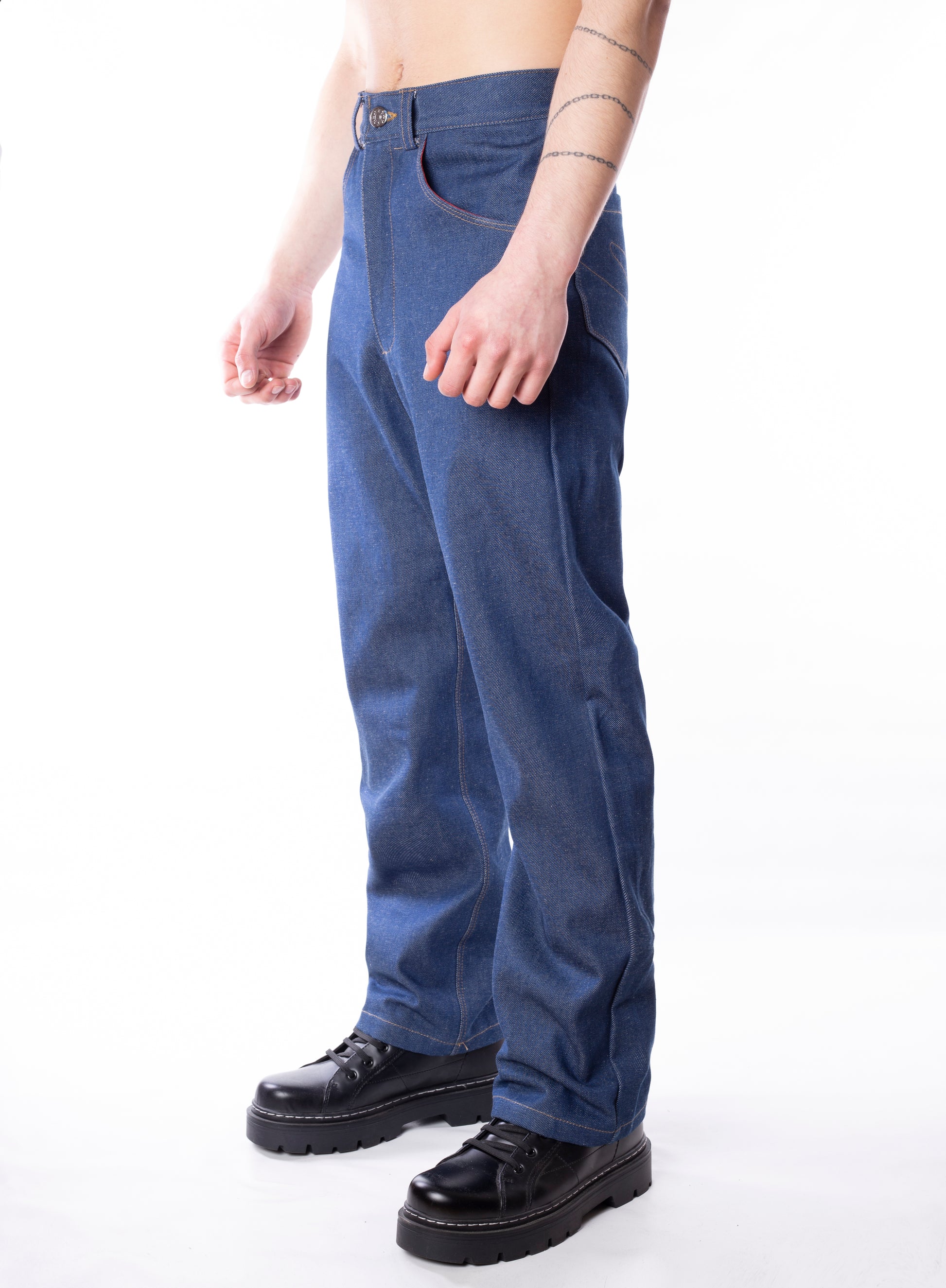 Blue Denim Pants