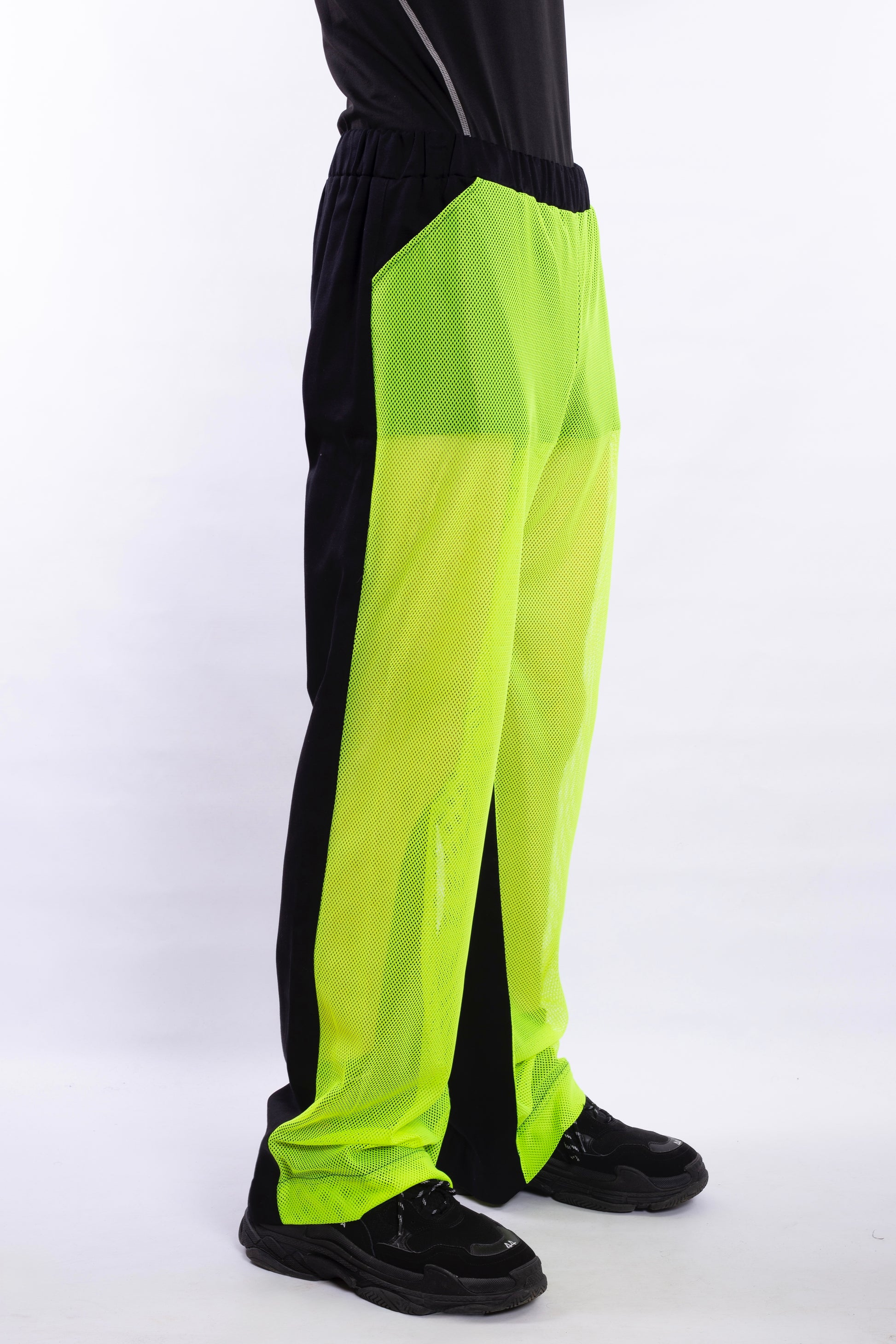 Neon Net Pants With Black Back
