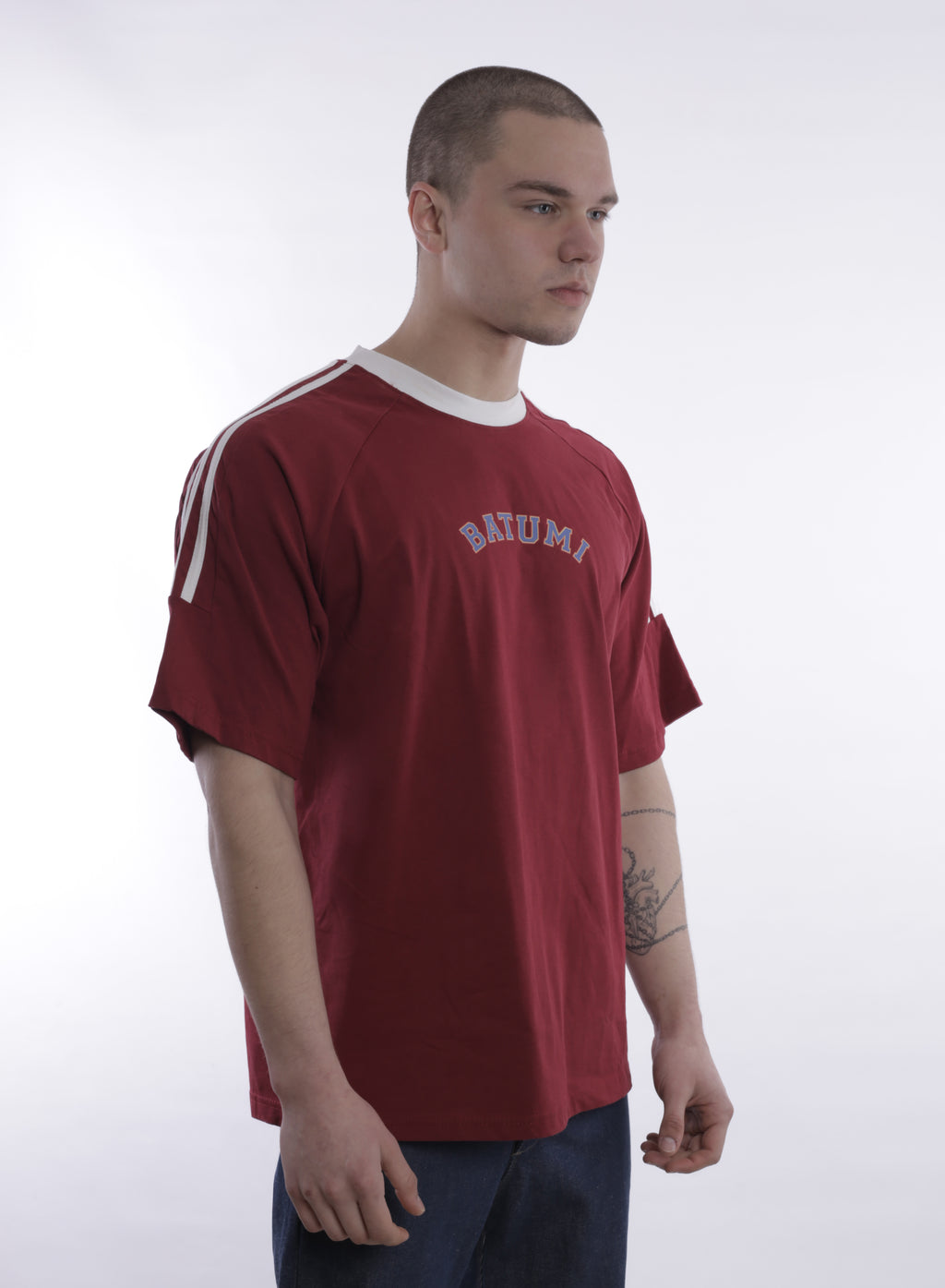 Burgundy Regoam T-Shirt “Batumi” (Unisex)