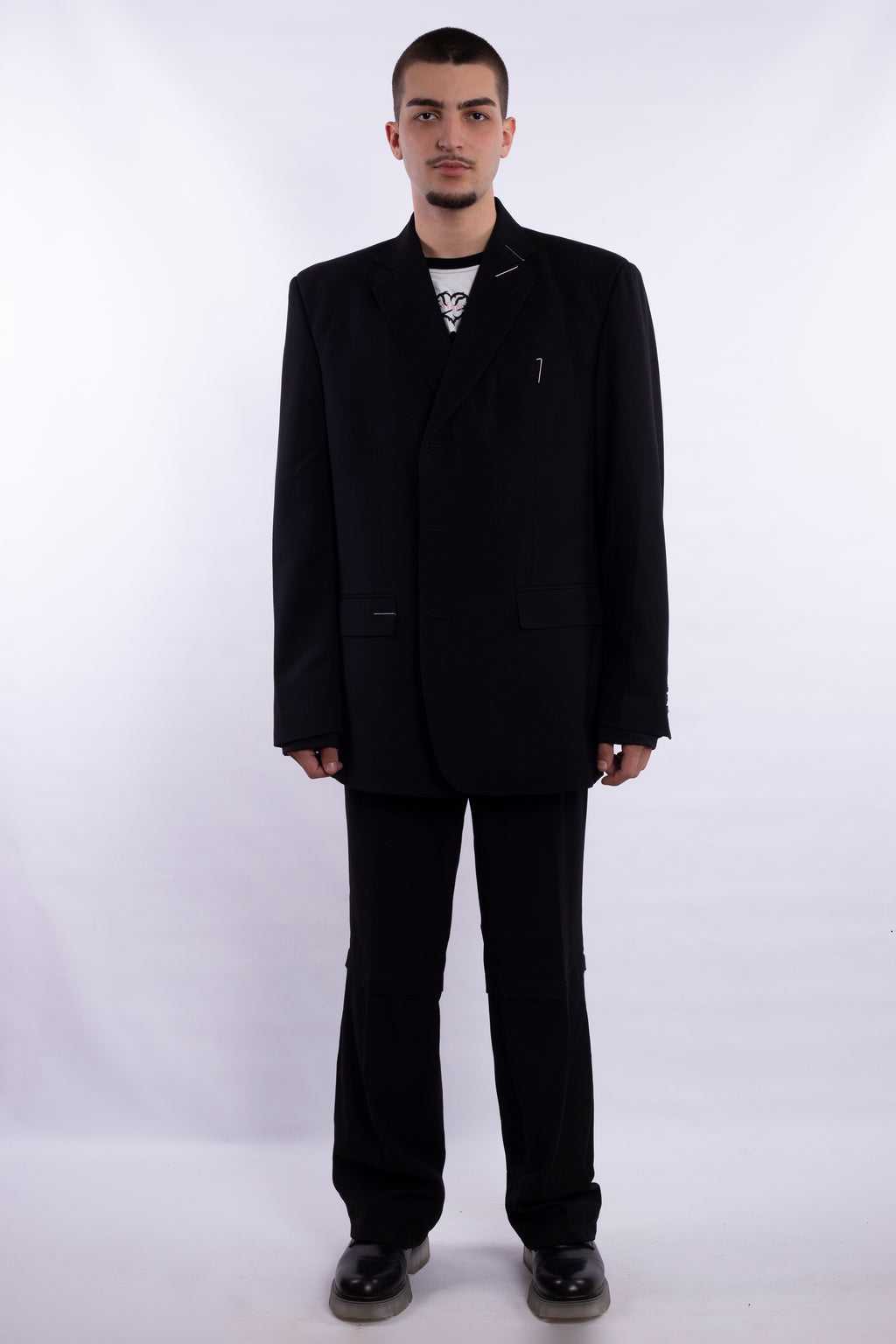 Suit With Metalic Details