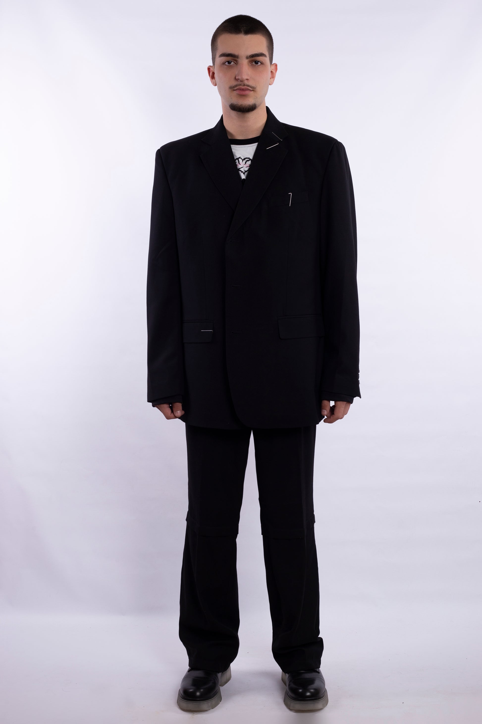 Suit With Metalic Details