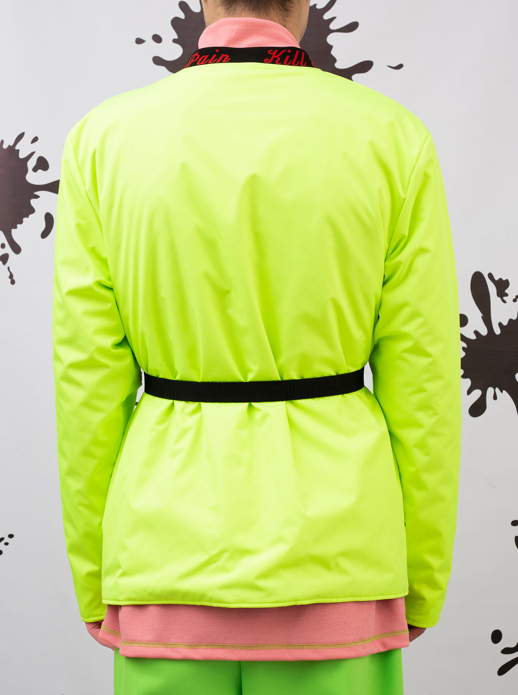 Neon Jacket With Belts