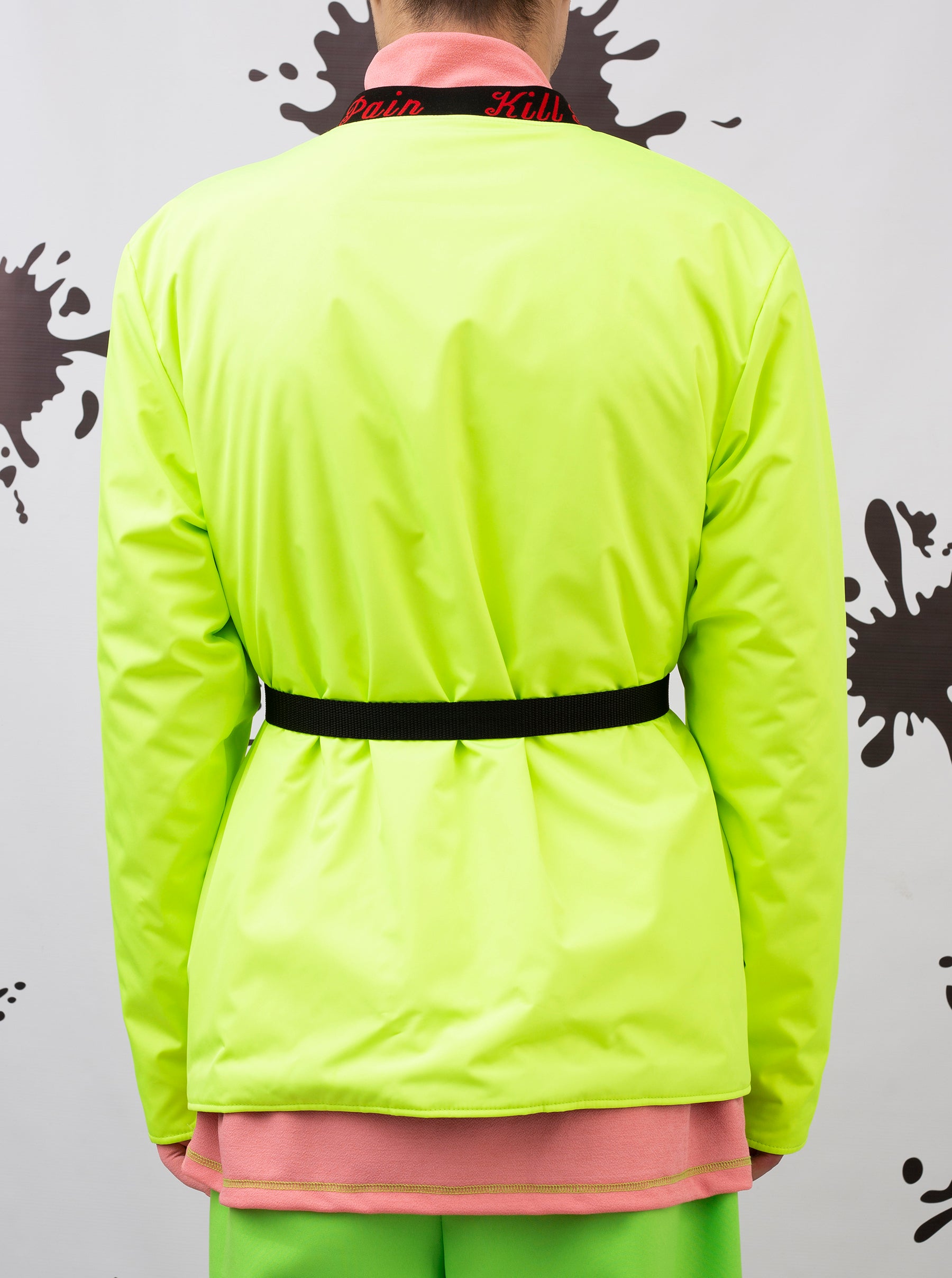 Neon Jacket With Belts