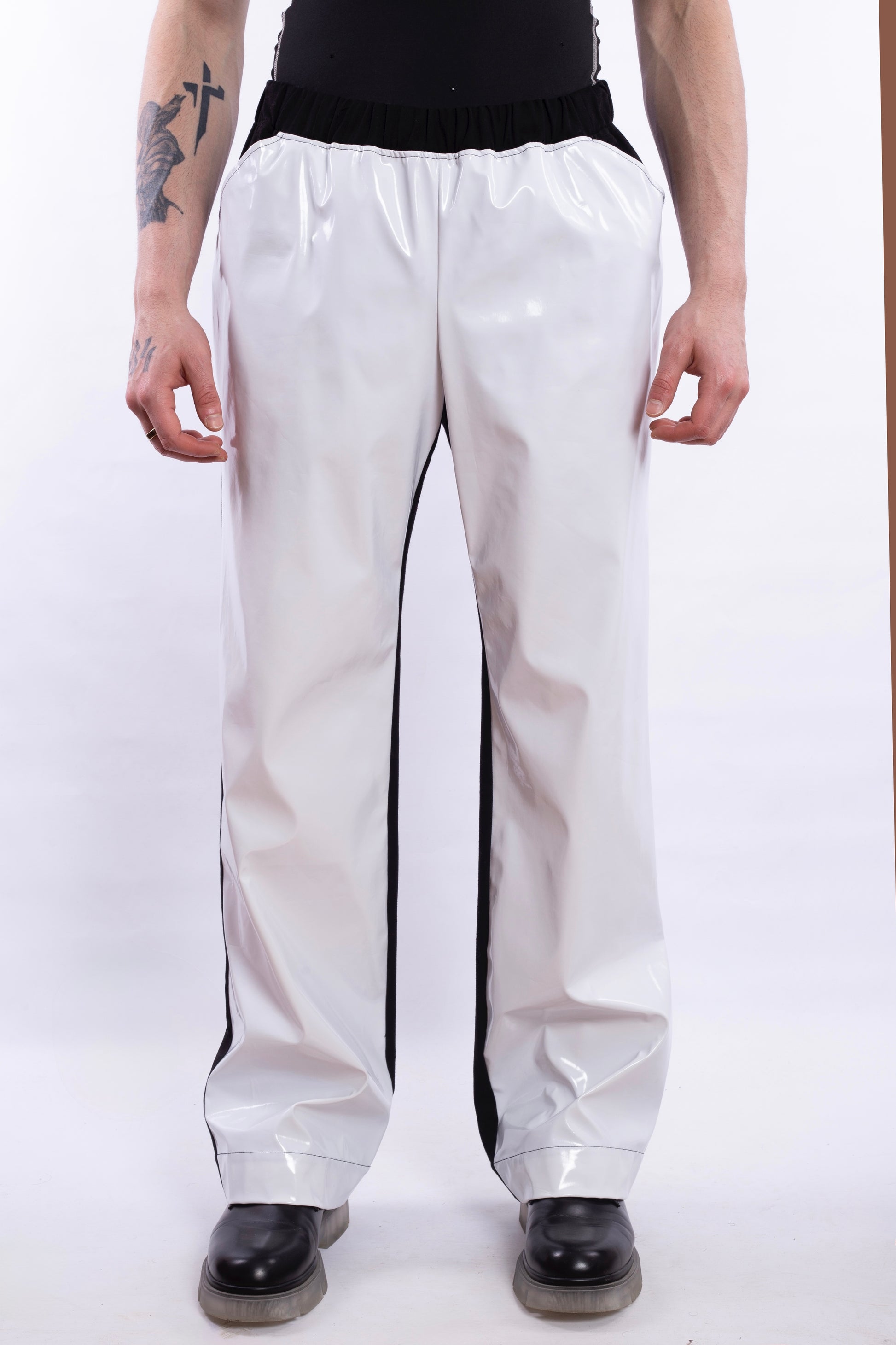 White PU Leather Pants