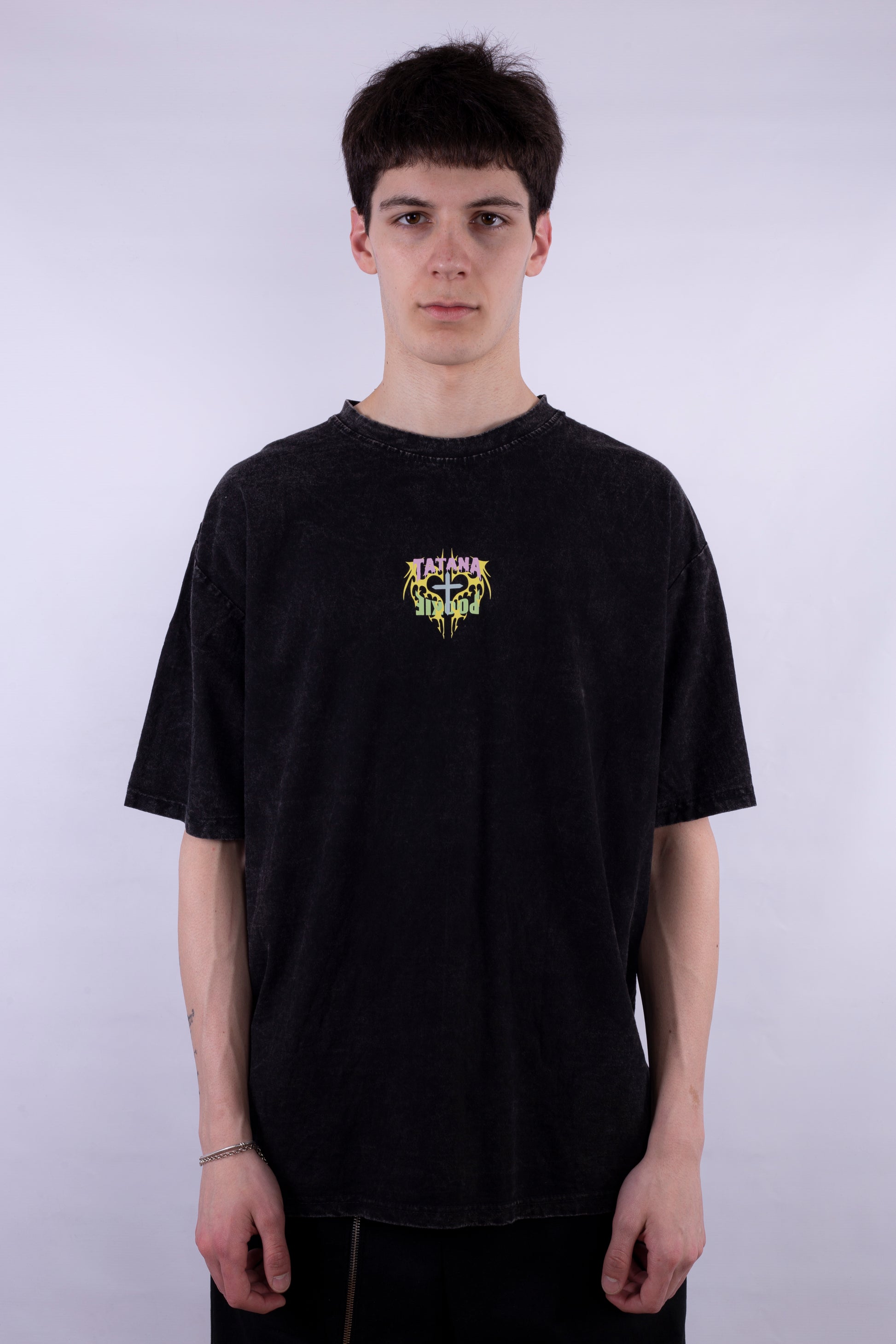 Shaved Tee with Logo