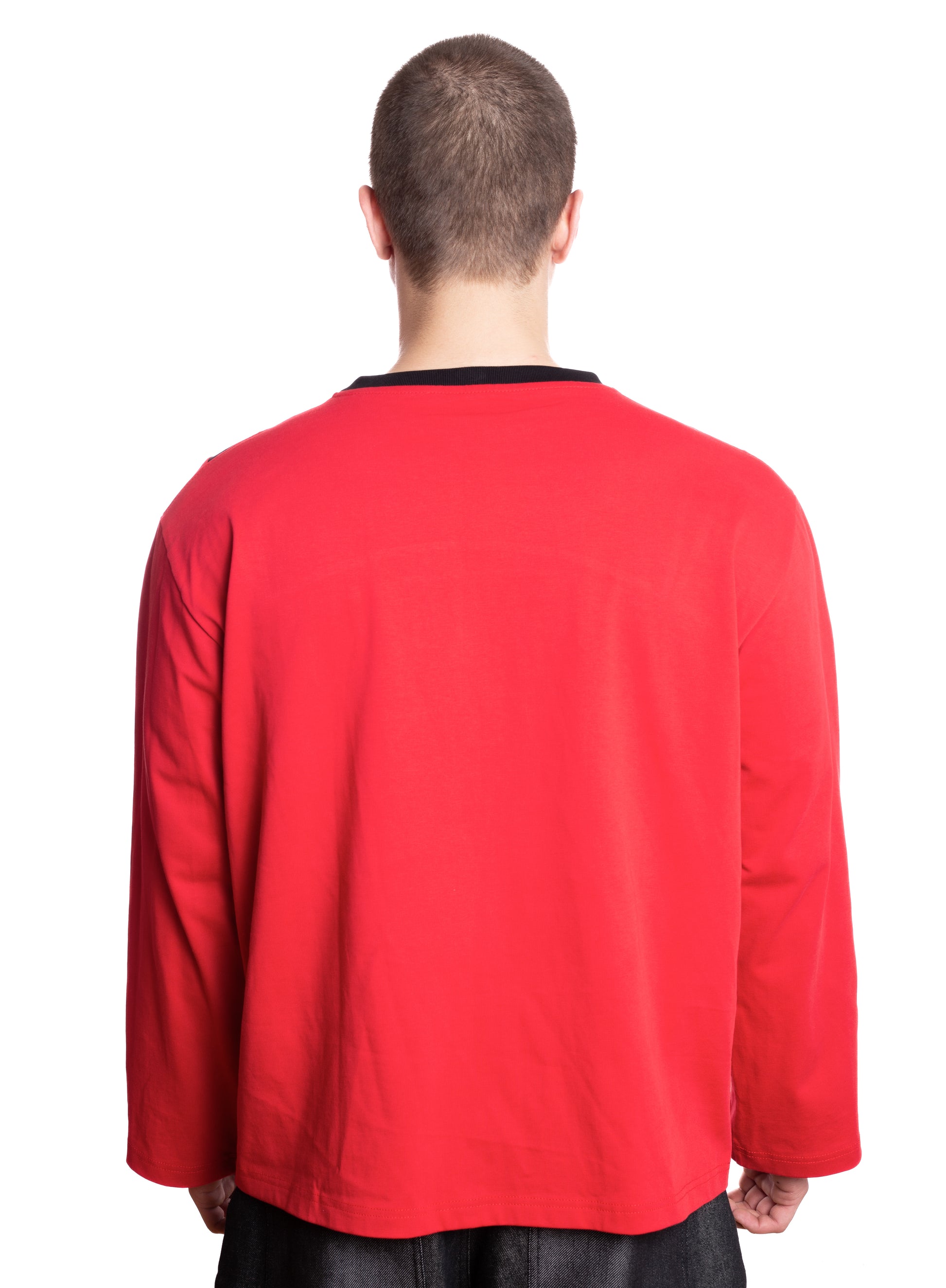 Long-Sleeve Tee With Panels ￼