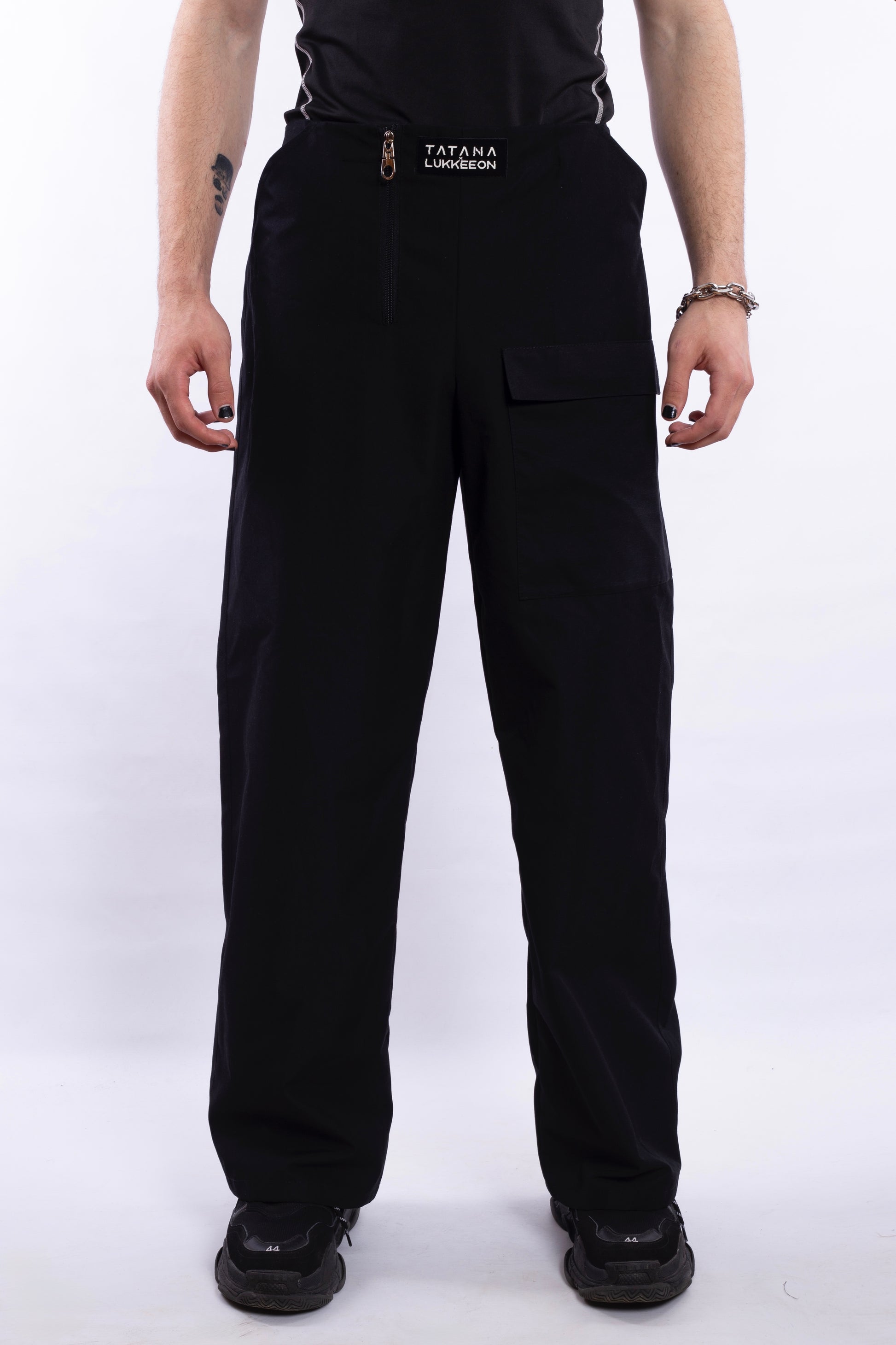 Black Pants L11 With Zipper