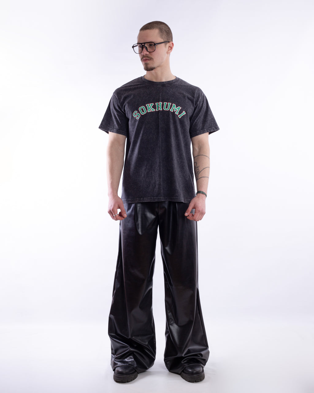 Learher Track Pants