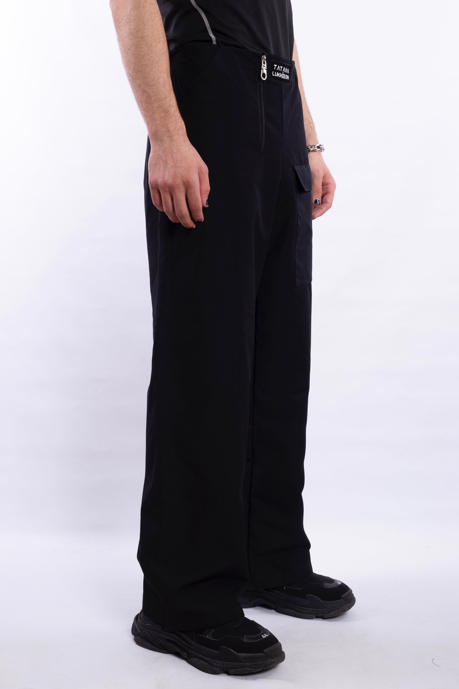 Black Pants L11 With Zipper