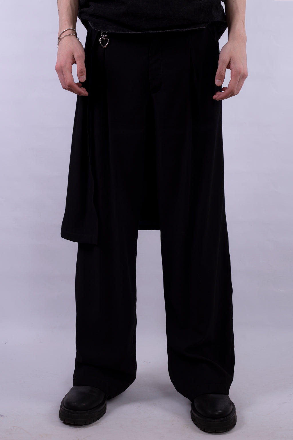Pants with skirt