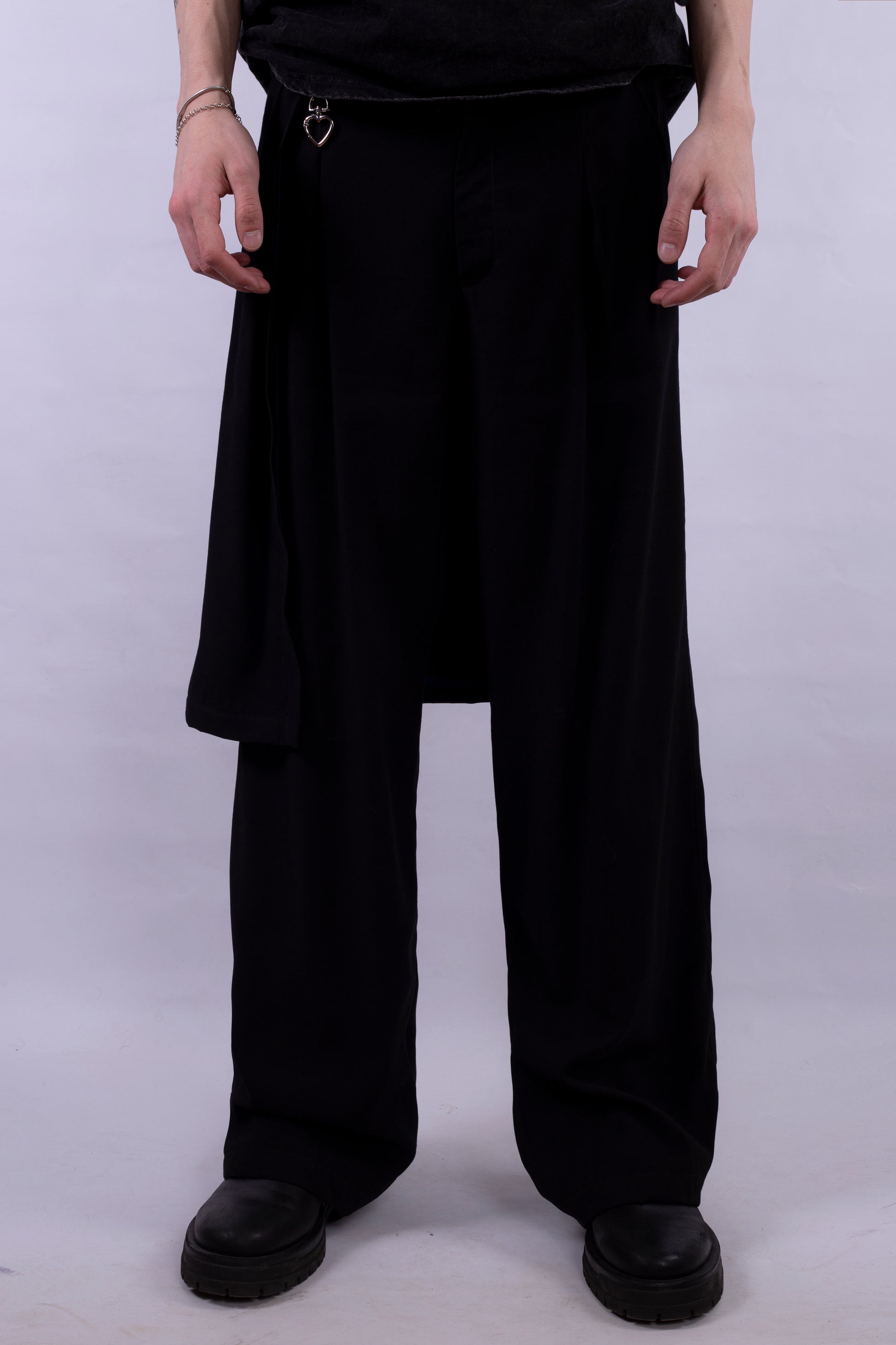 Pants with skirt