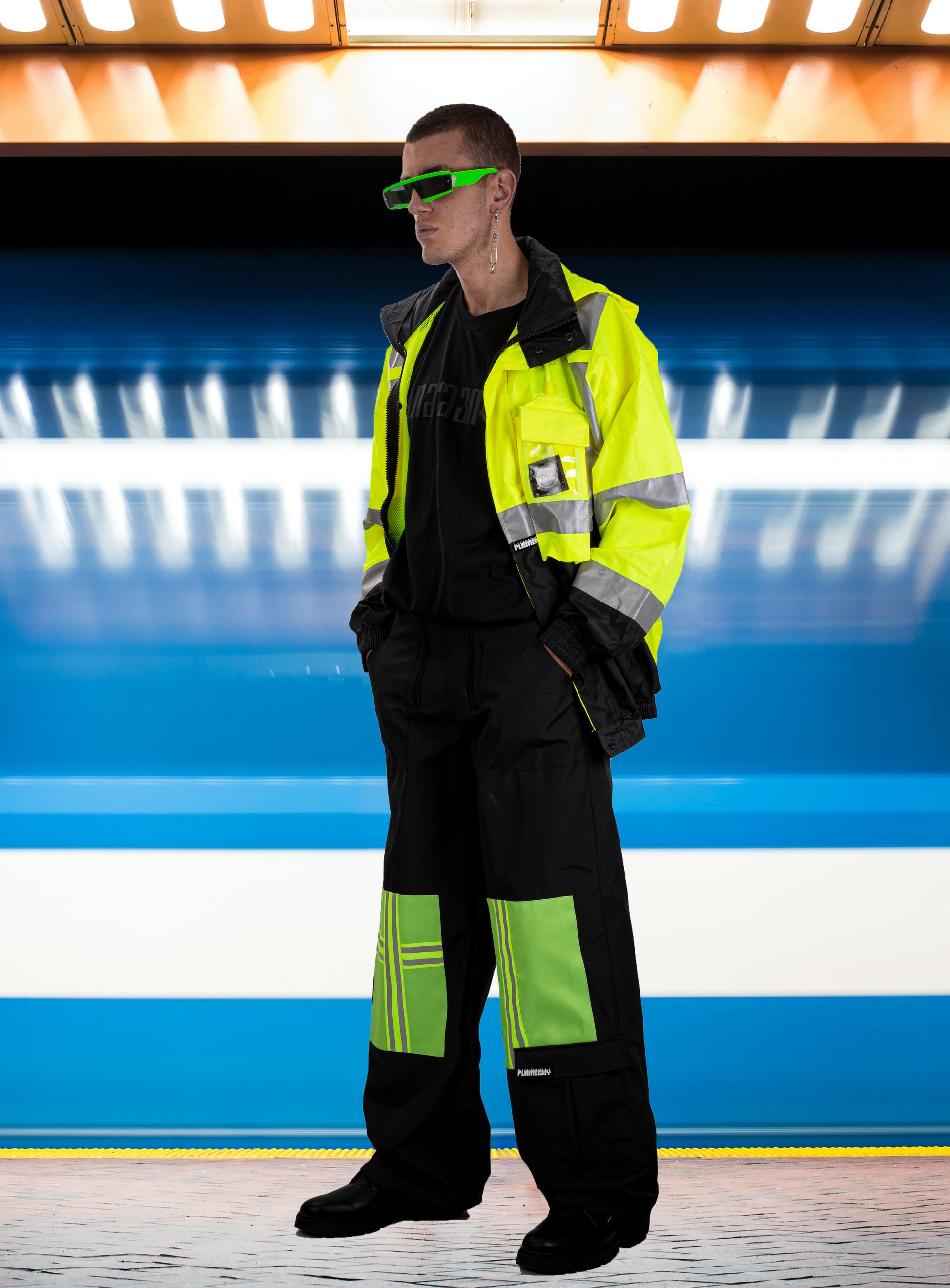 Neon Uniform Style Jacket