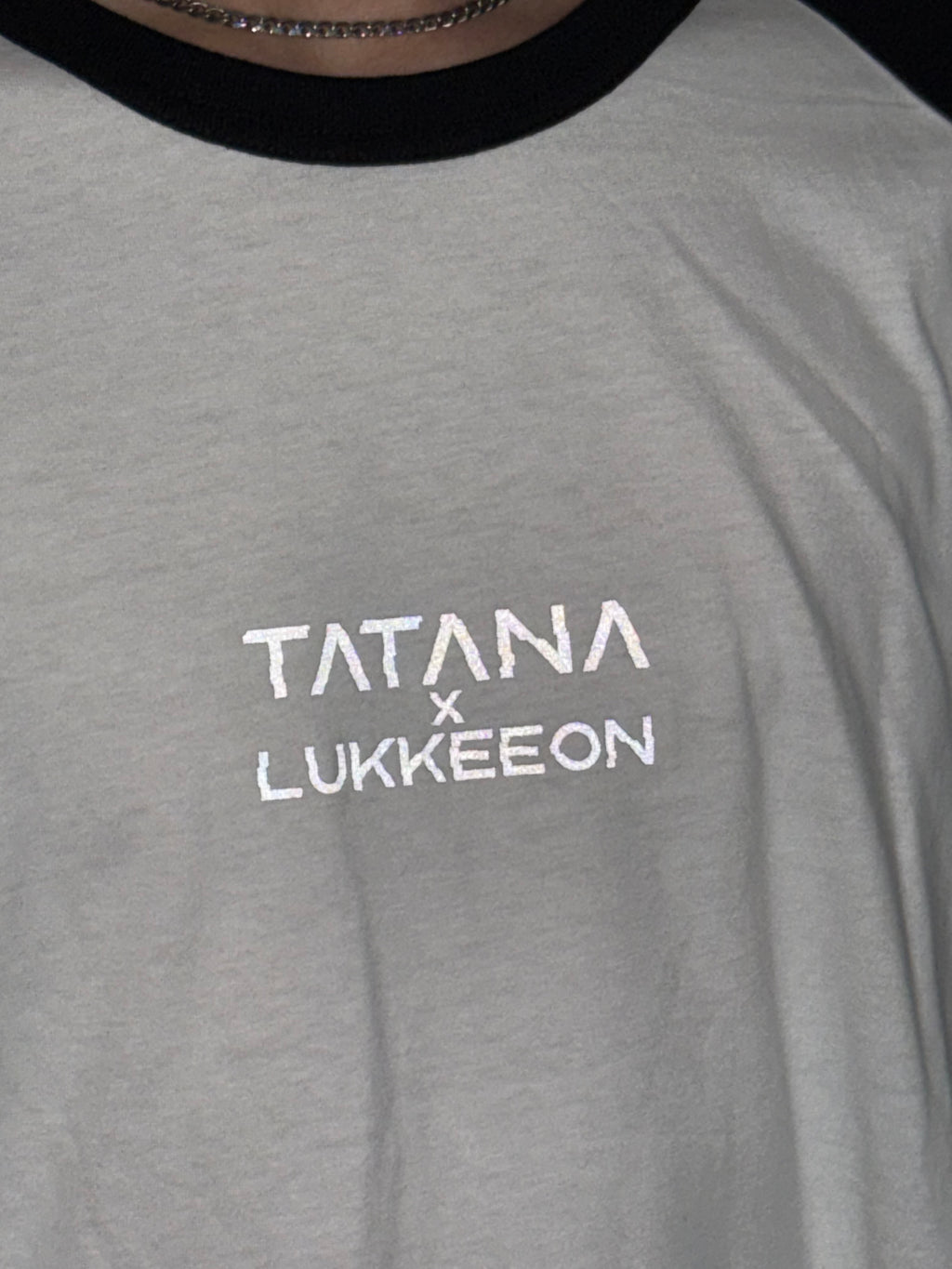BW Tee With Reflective Logo