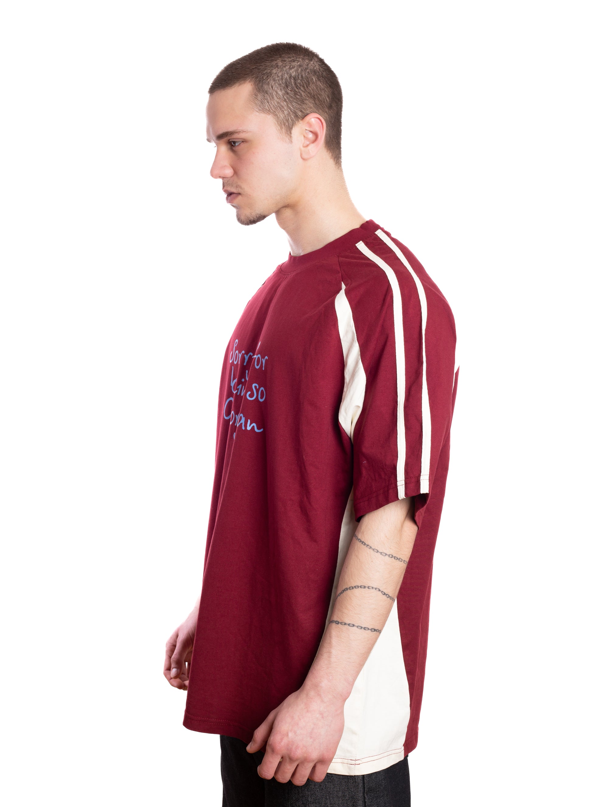 Oversized Burgundy T-Shirt “Georgian”