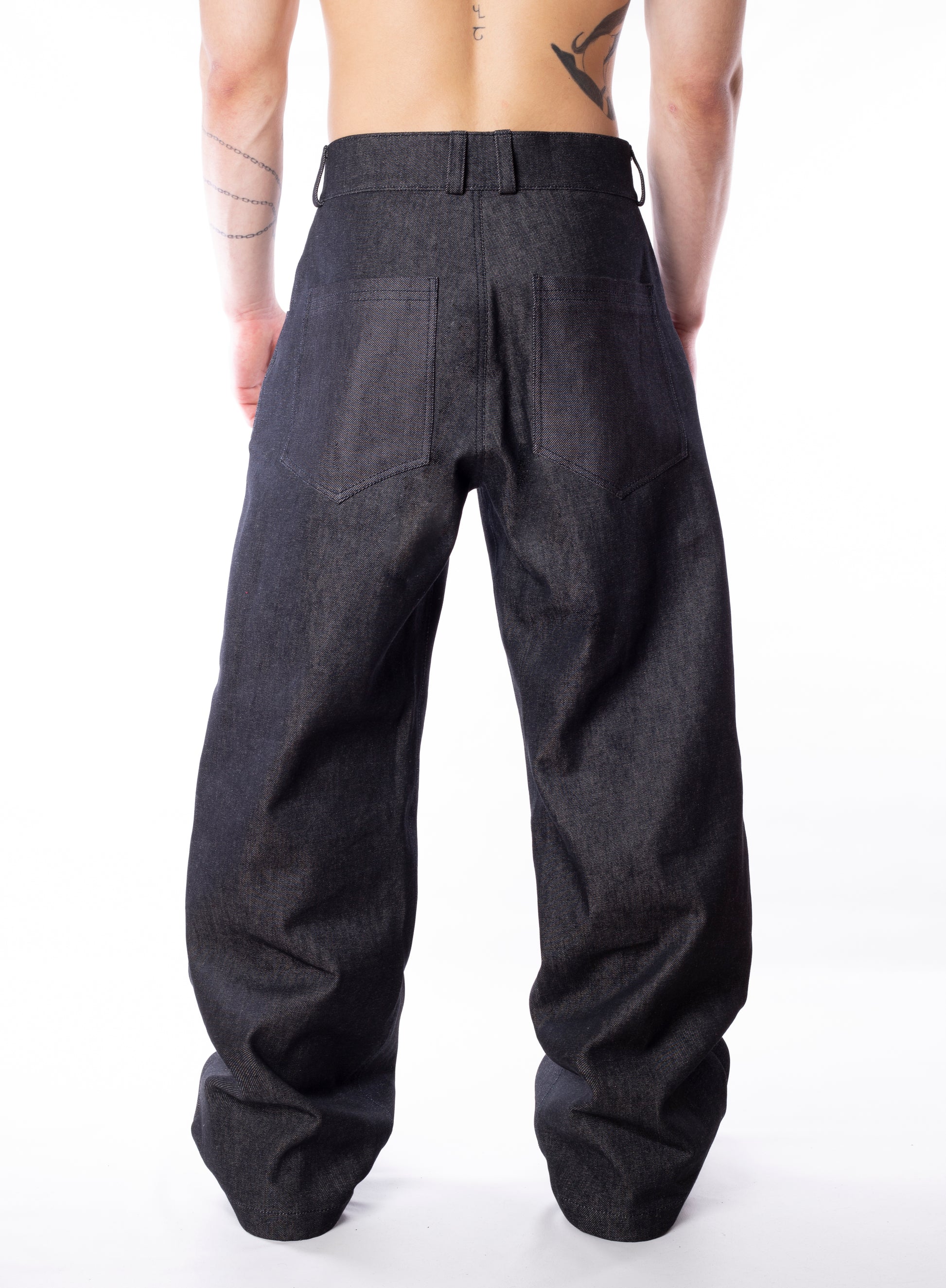 Wide Denim Pants