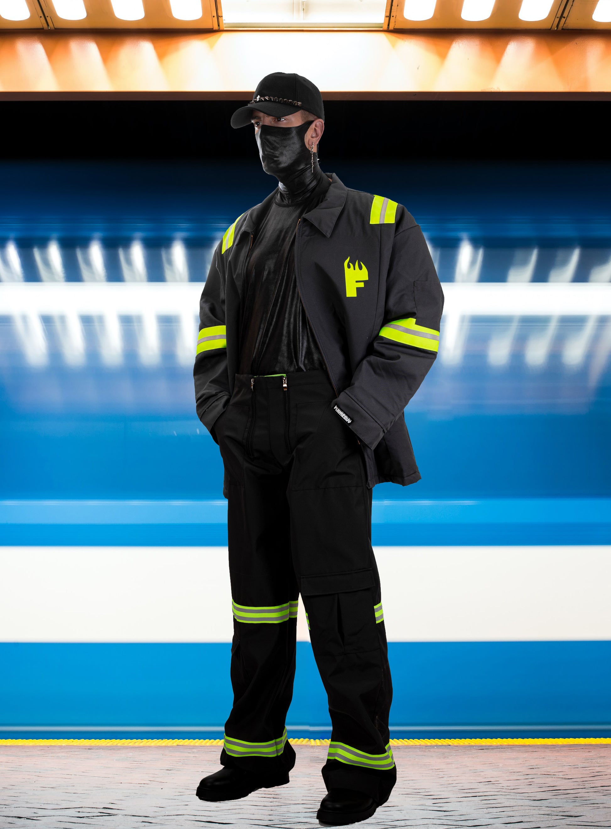 Oversize “F-Police” Jacket