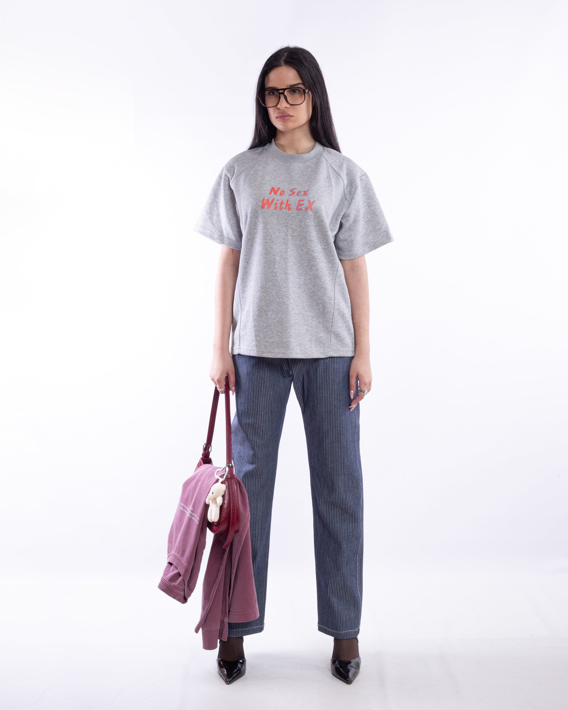 Stiped Denim Pants