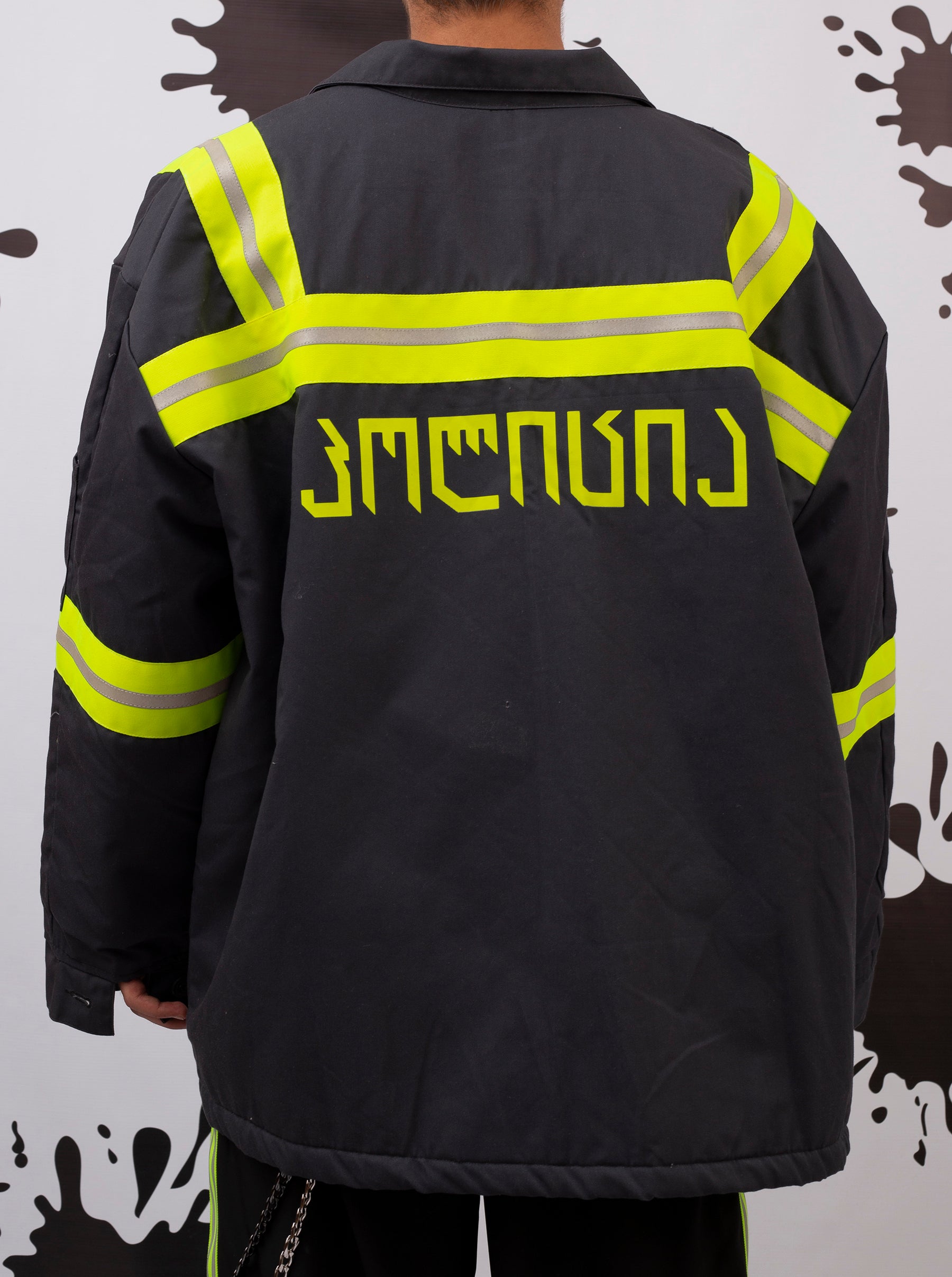 Oversize “F-Police” Jacket