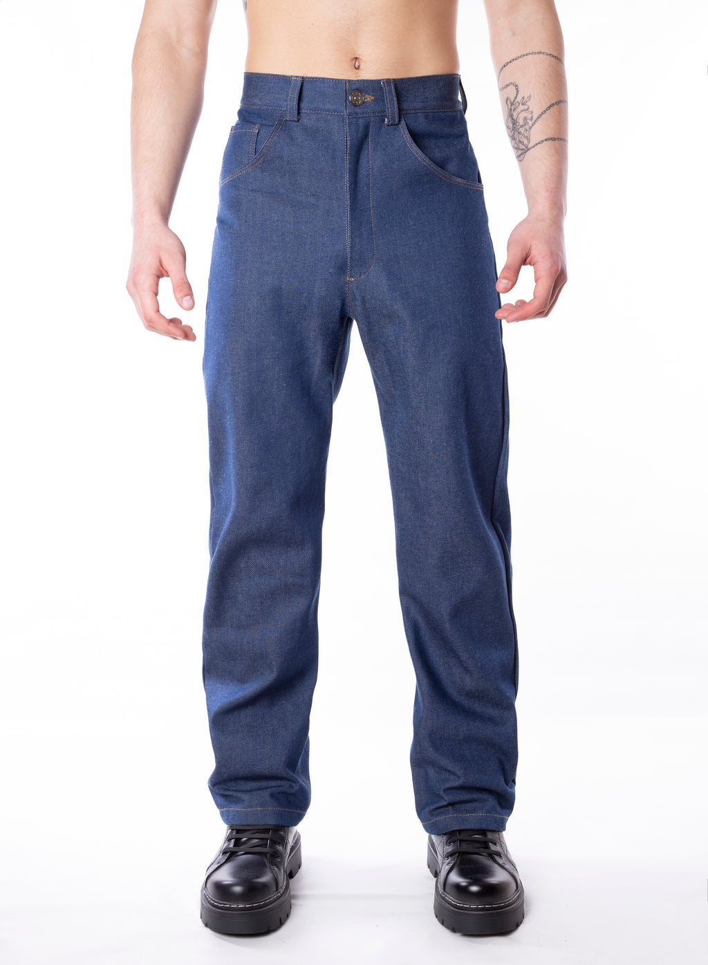 Blue Denim Pants