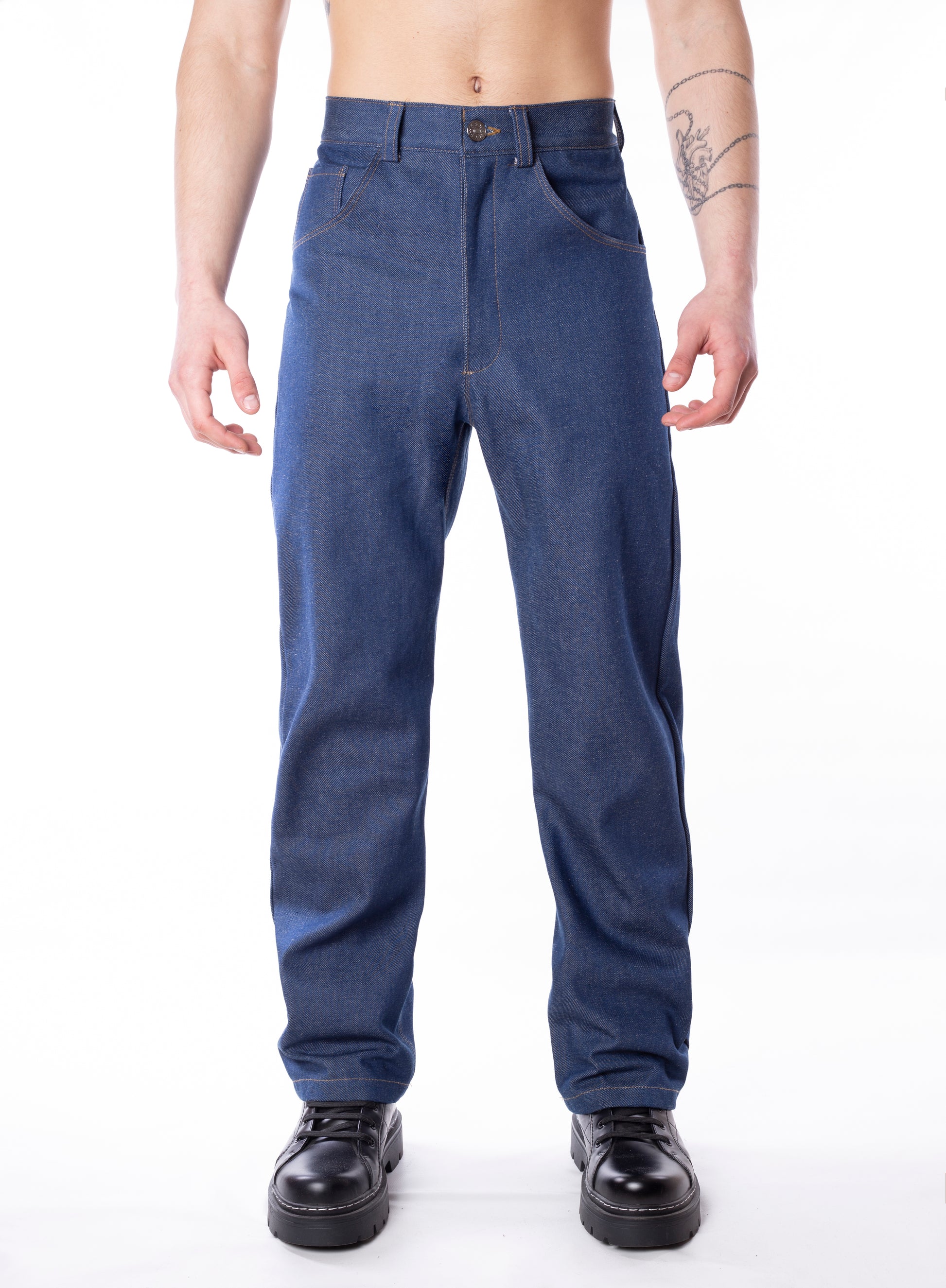 Blue Denim Pants