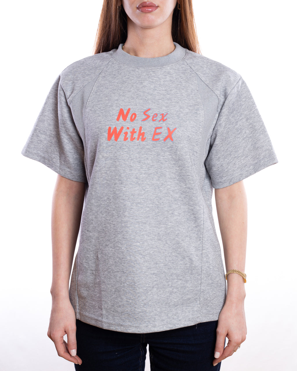 “No Sex With Ex” Gray T-Shirt