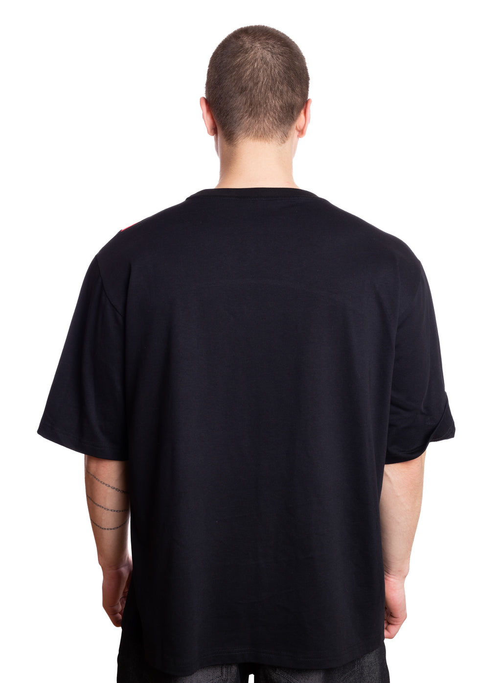 T-Shirt With Red Panels