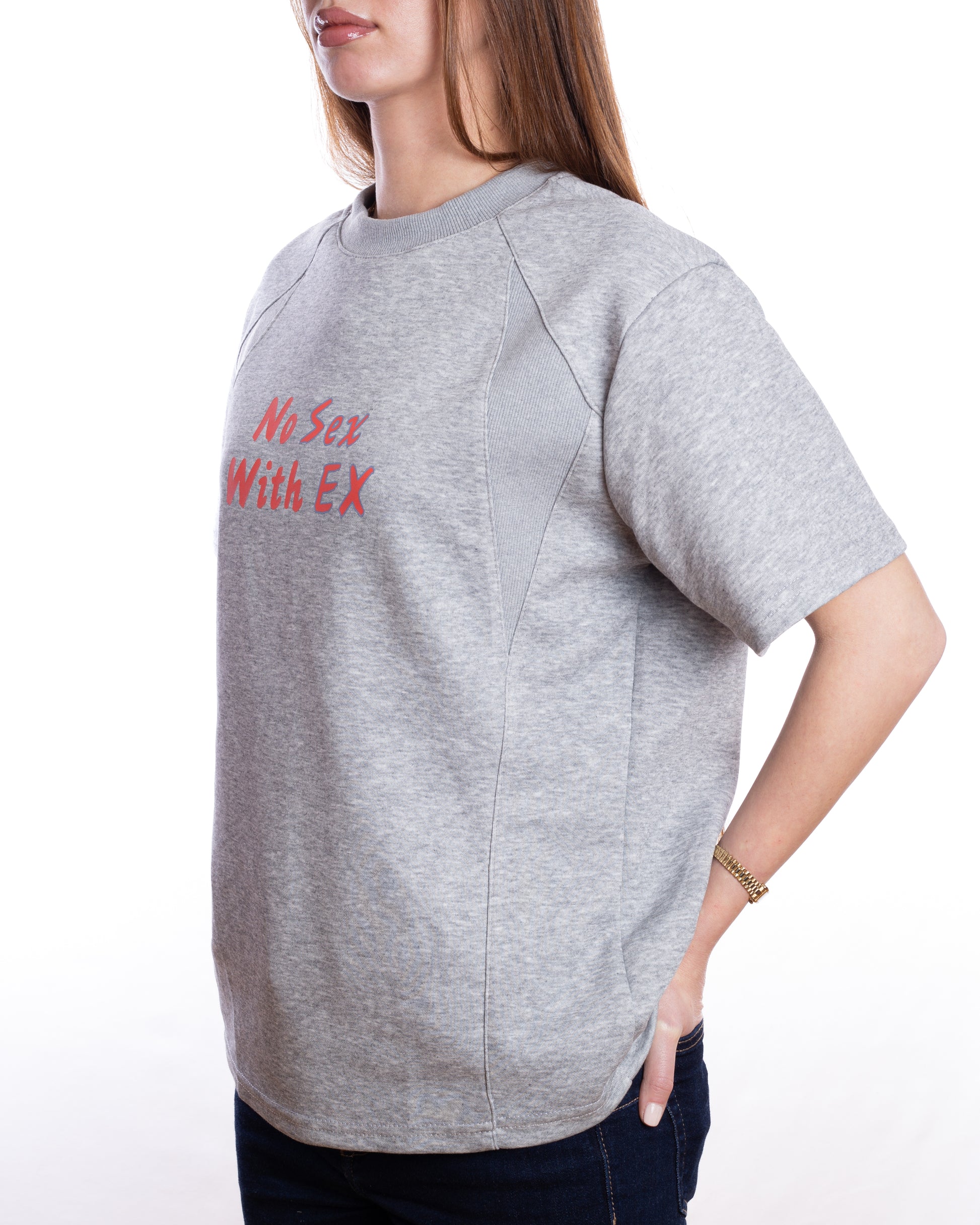 “No Sex With Ex” Gray T-Shirt