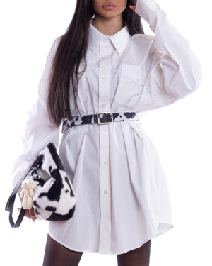 Shirt Dress With Belt – Tatana