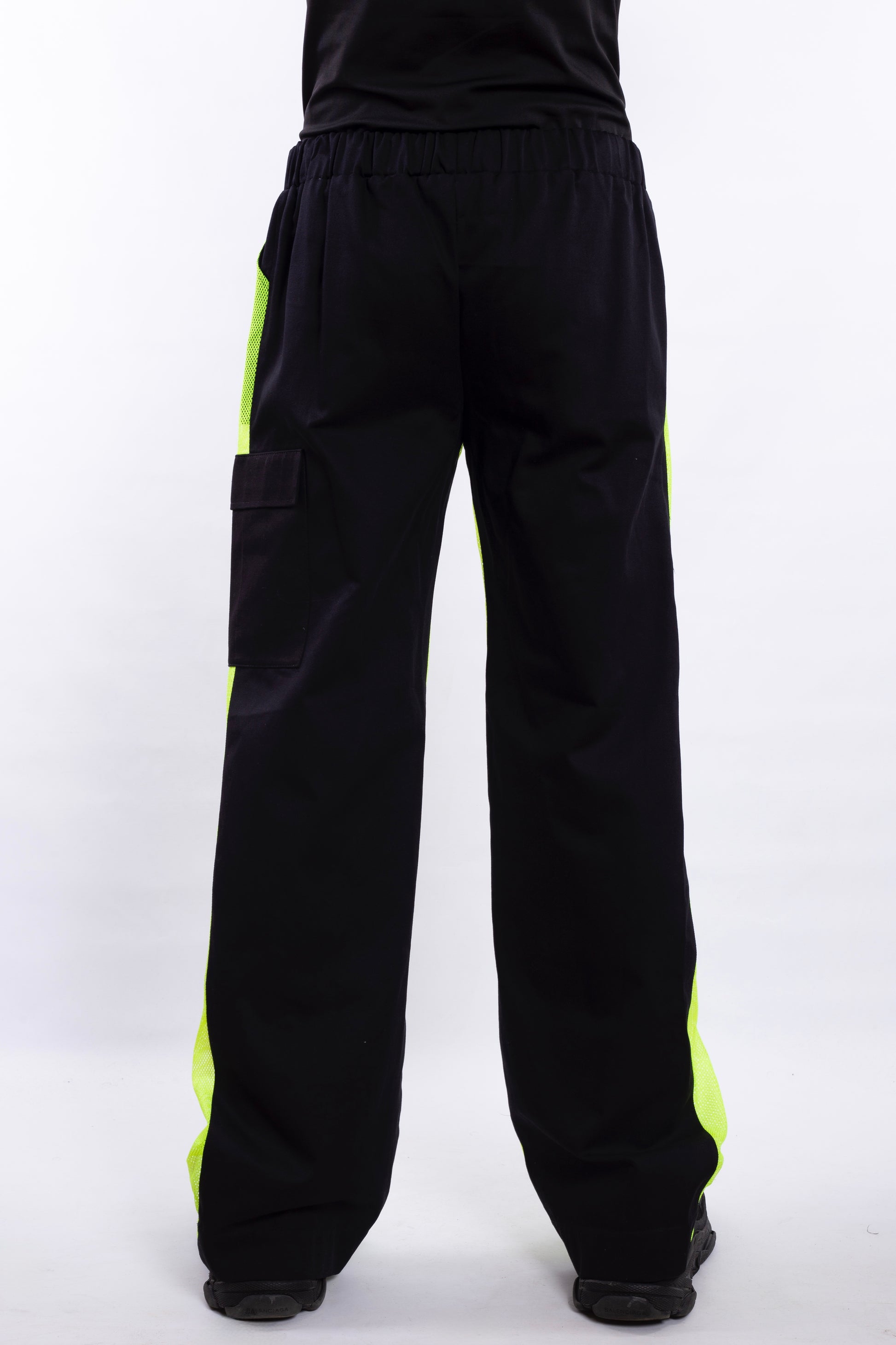 Neon Net Pants With Black Back