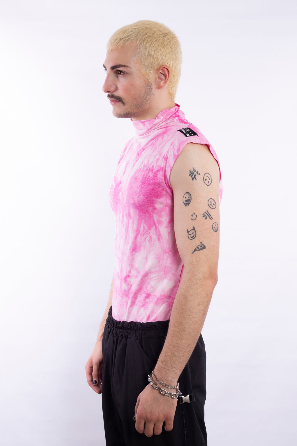 Pink Tee With Lava Effect
