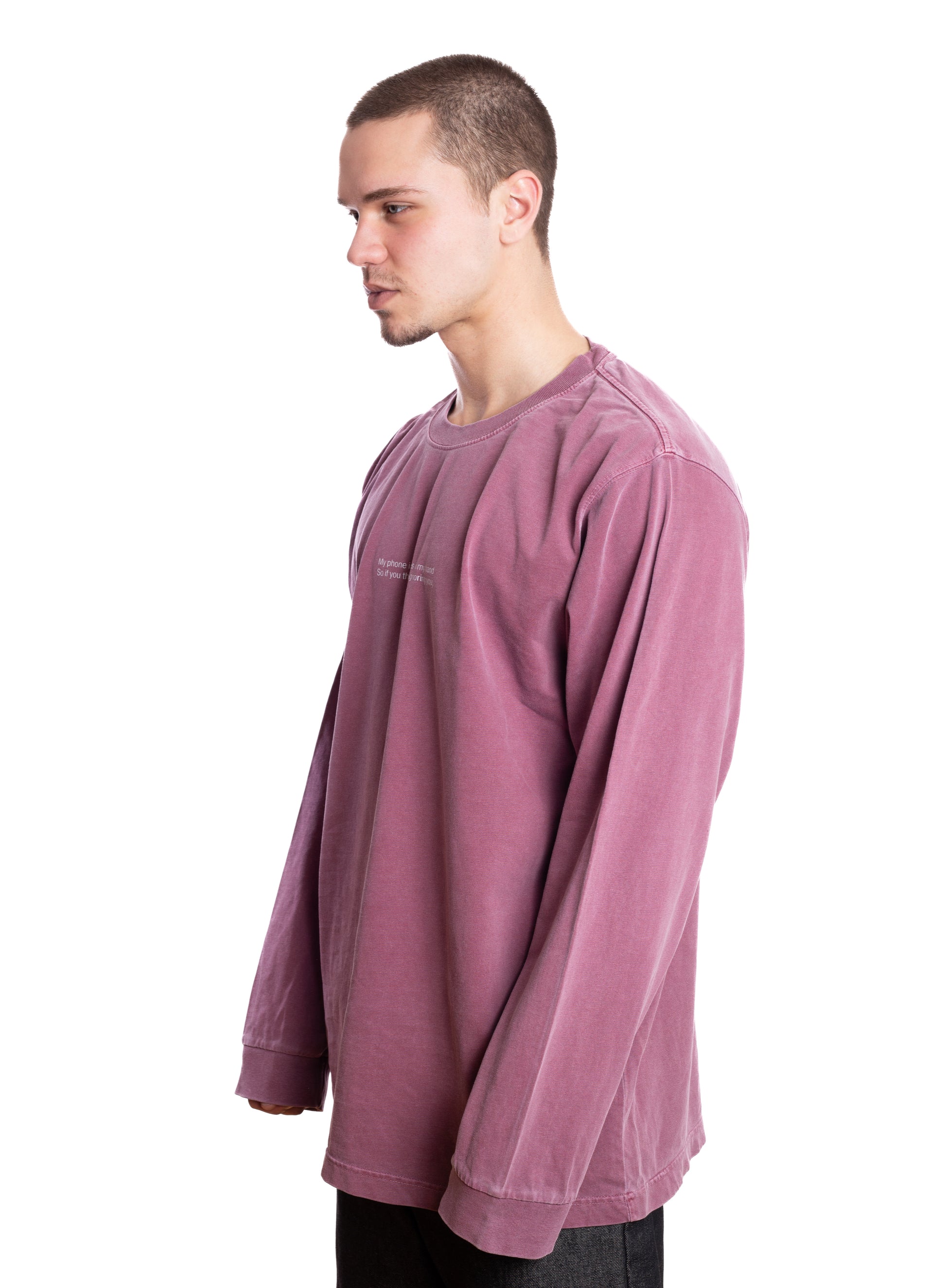Garment-Dyed Long Sleeve Tee