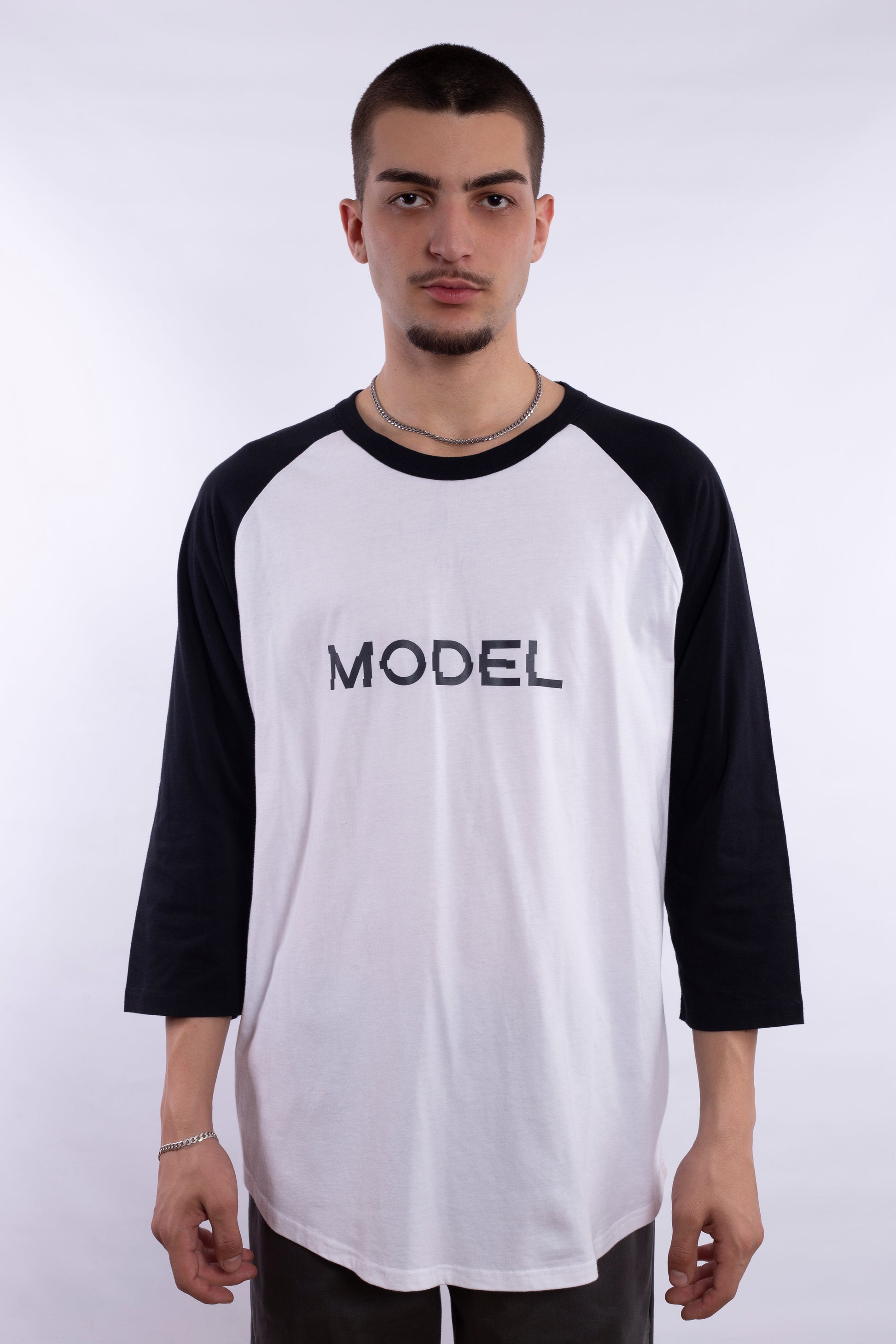 “MODEL” BW Tee