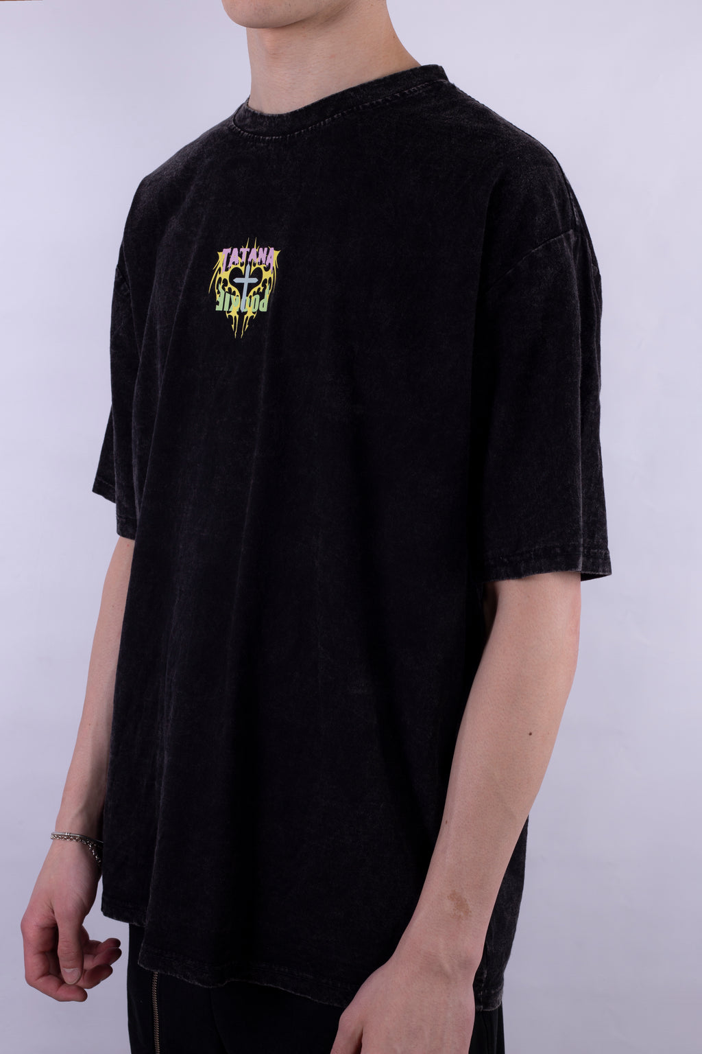 Shaved Tee with Logo