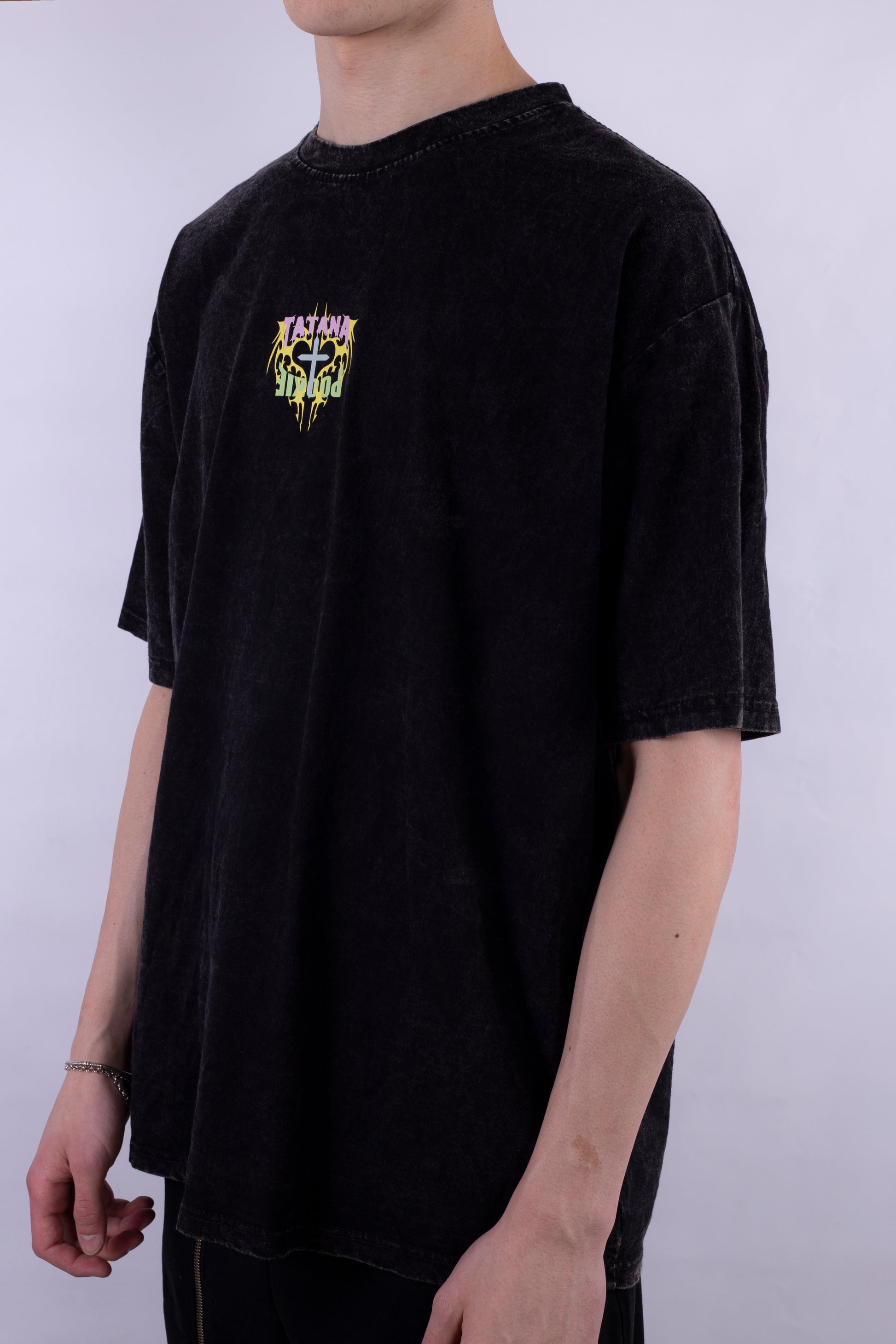 Shaved Tee with Logo