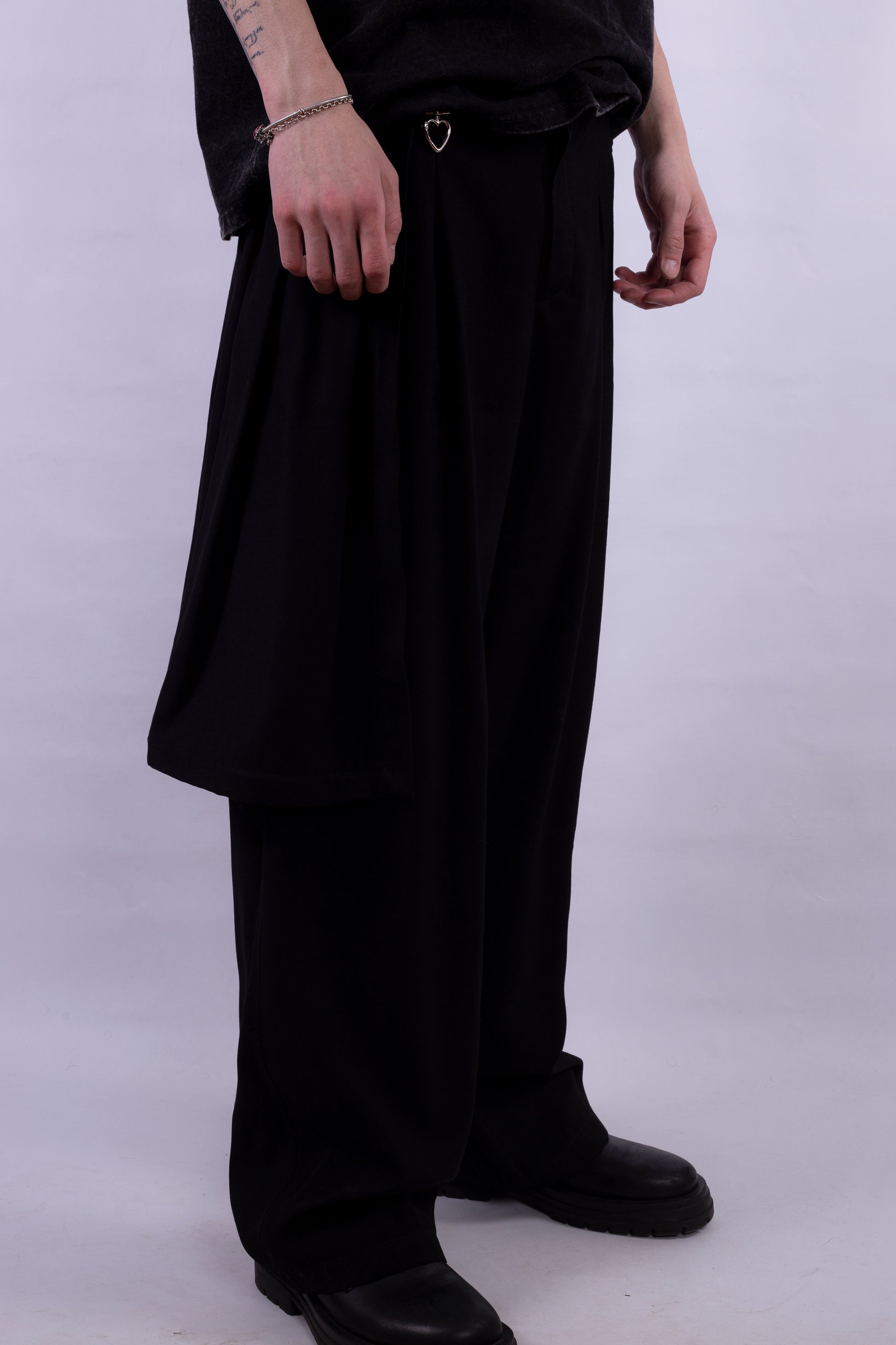 Pants with skirt