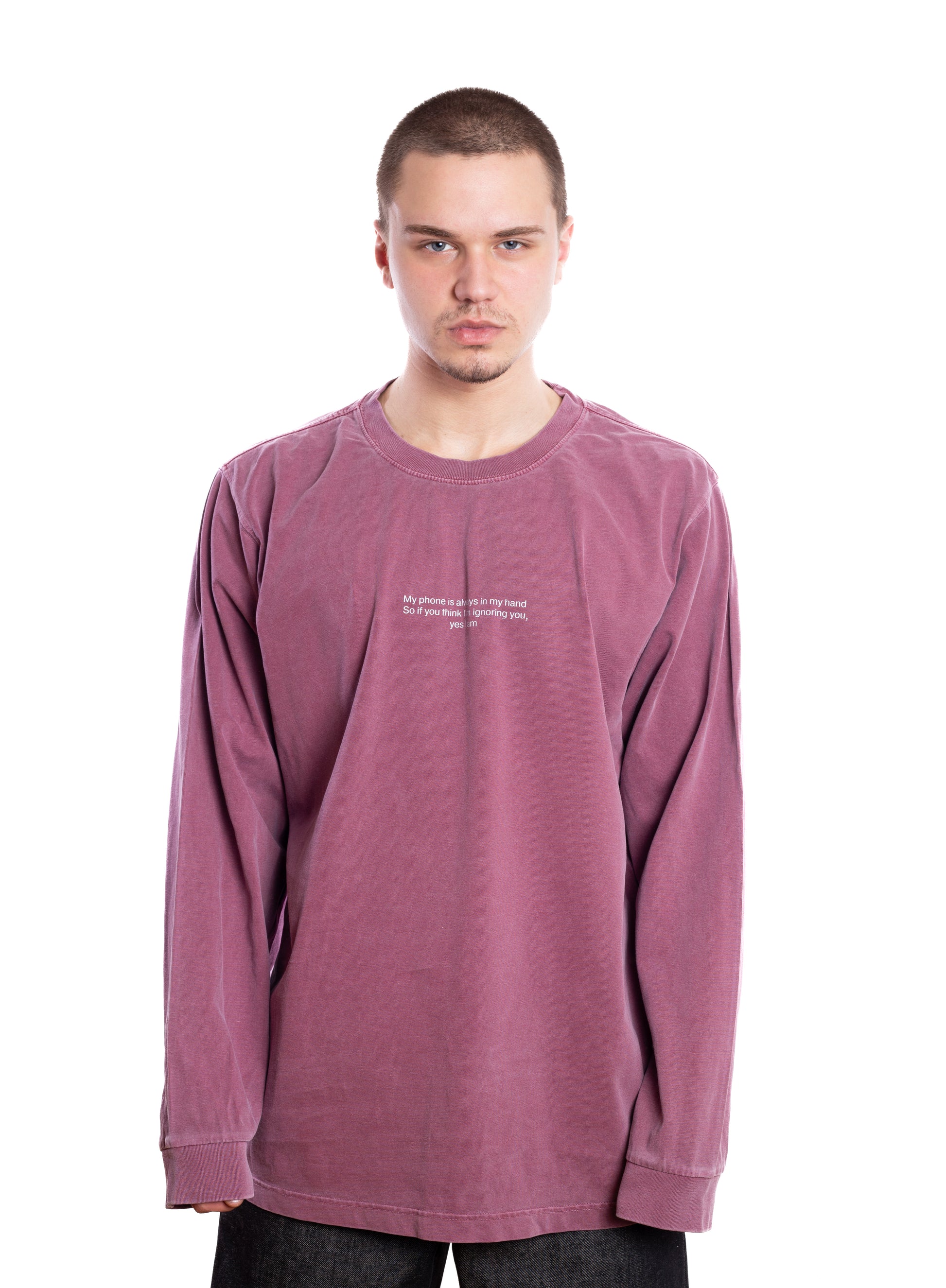 Garment-Dyed Long Sleeve Tee