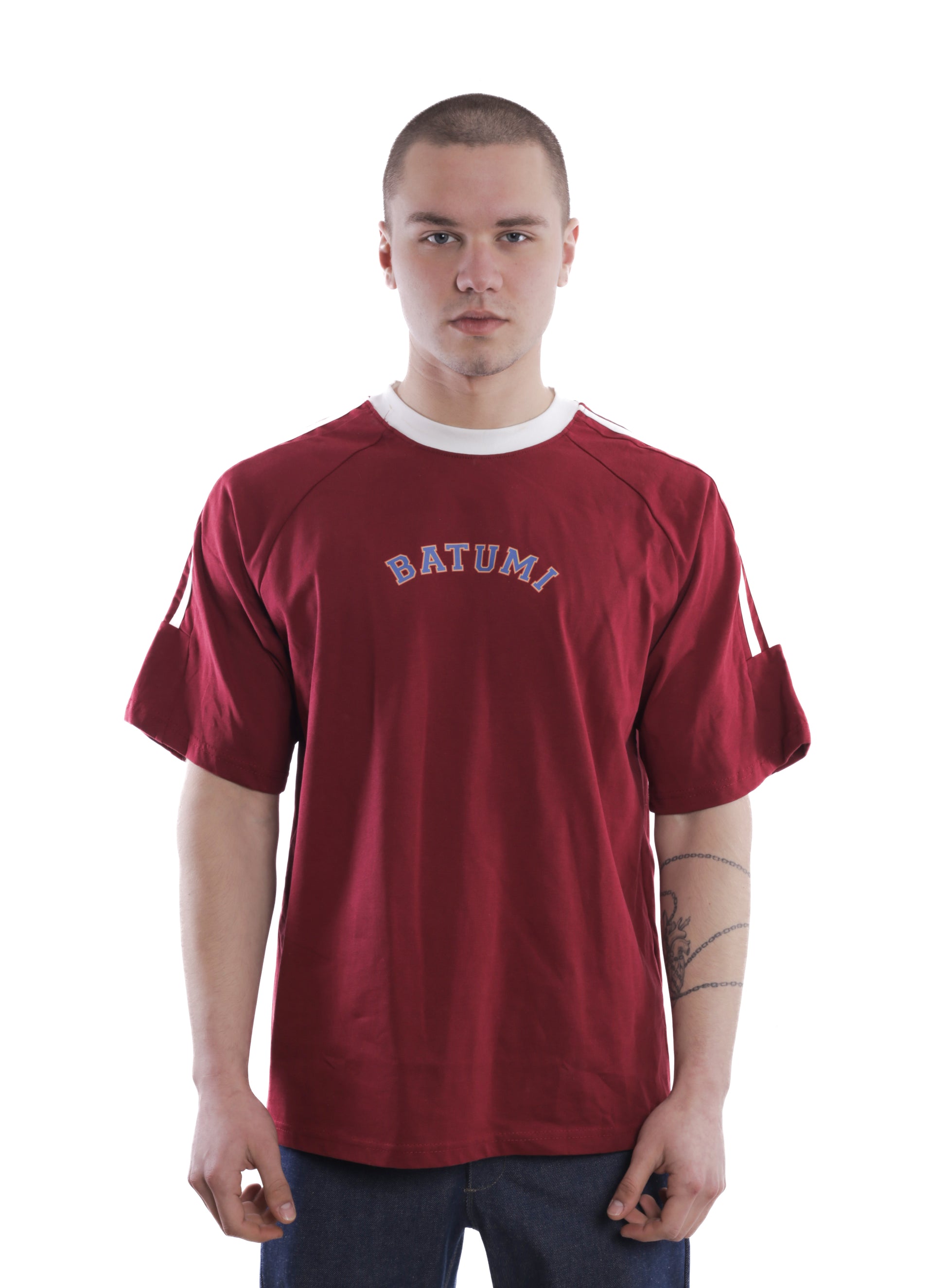 Burgundy Regoam T-Shirt “Batumi” (Unisex)