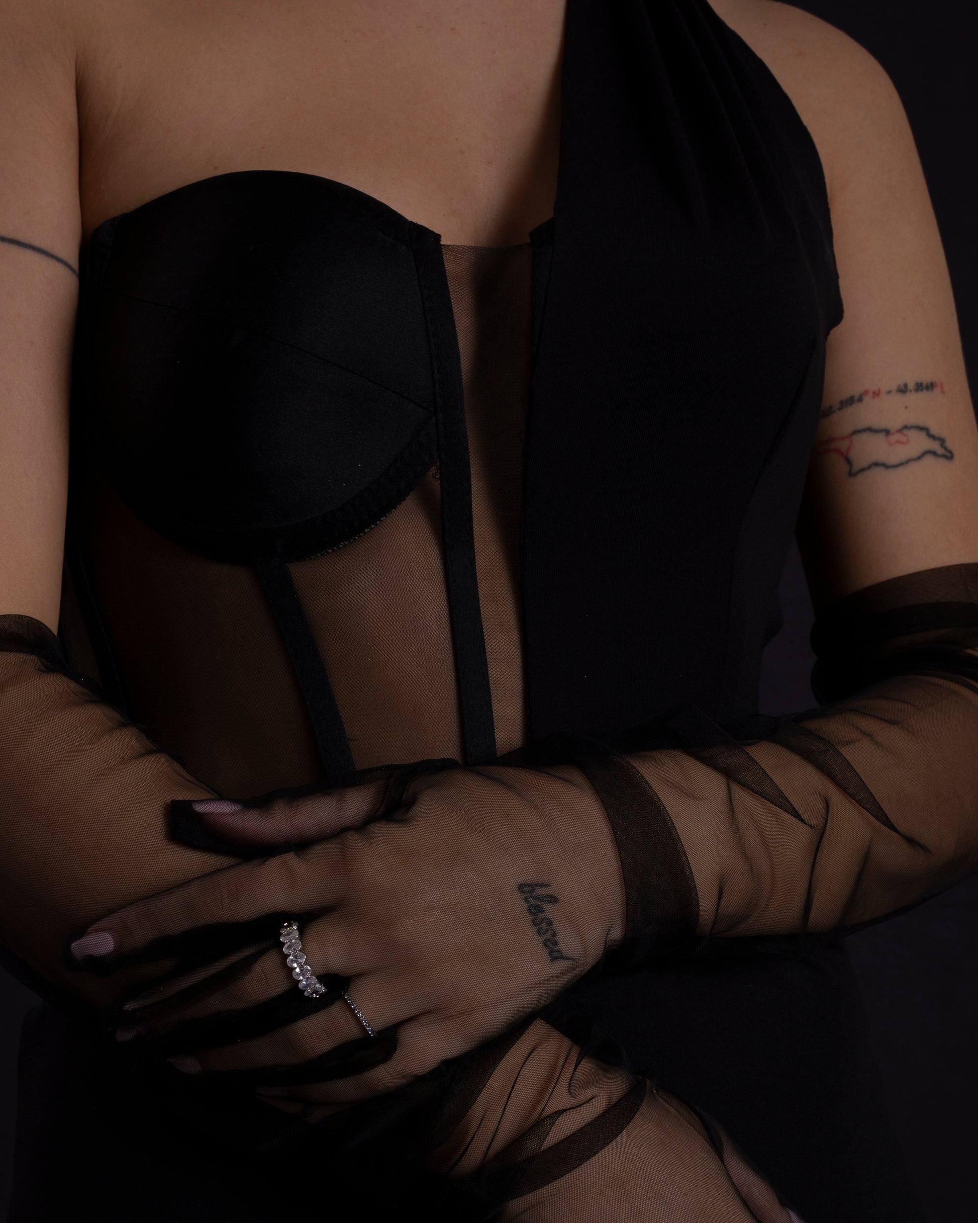 Black Couture Dress