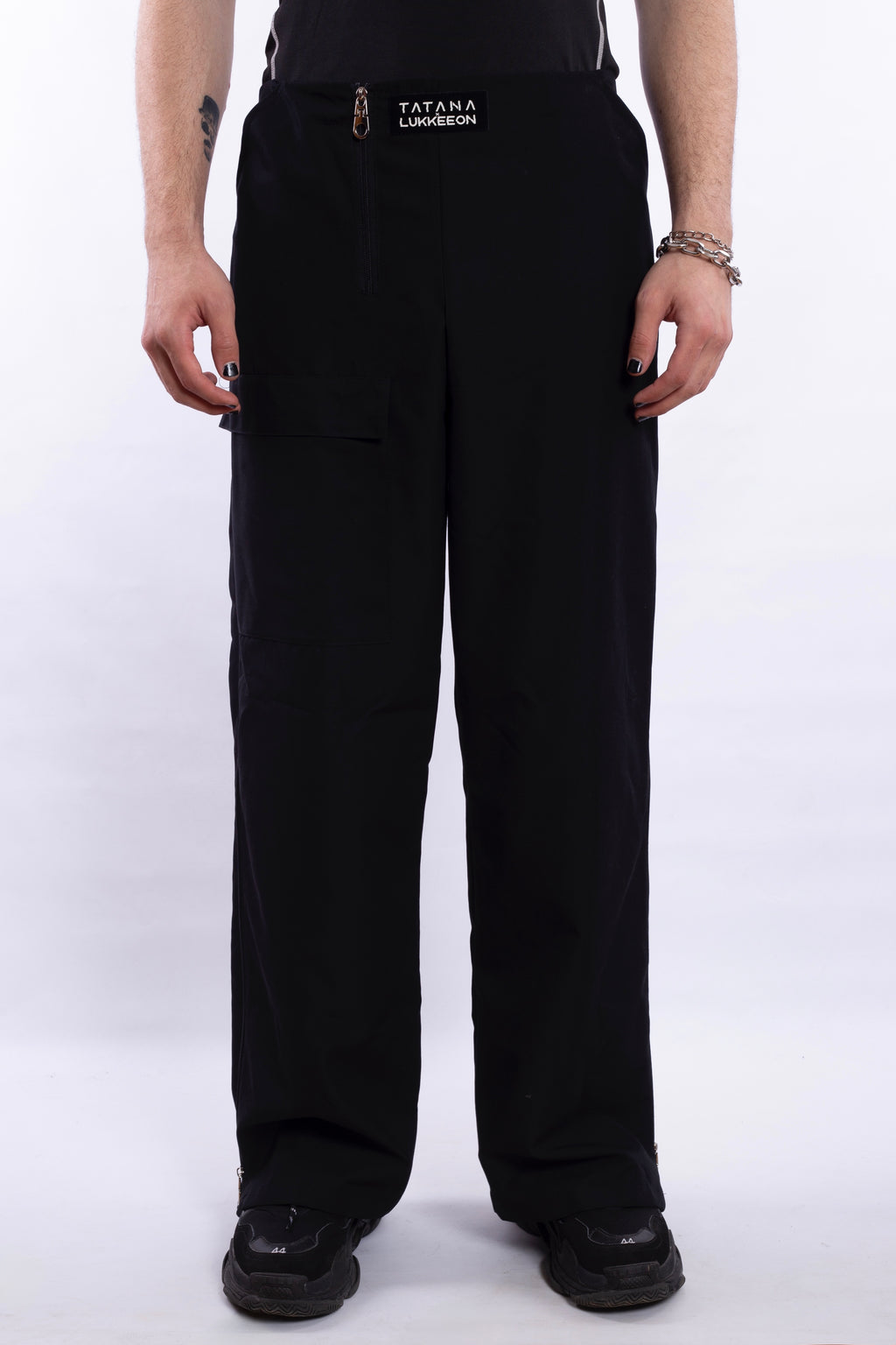 Black Pants L9 With Zippers