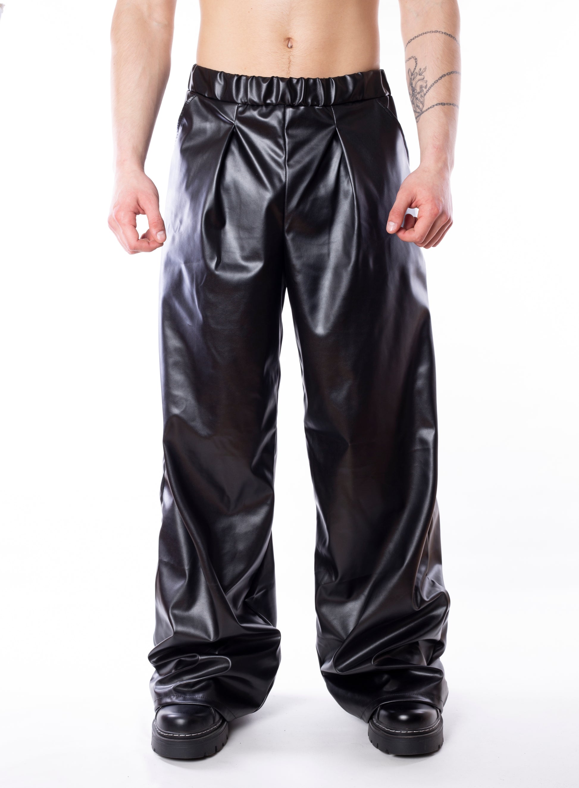 Learher Track Pants